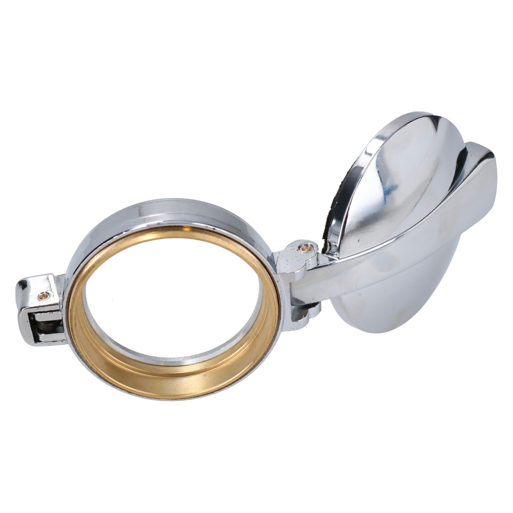 Bouchon de réservoir de carburant de style Monza pour voiture classique, couvercle de remplissage d'essence chromé