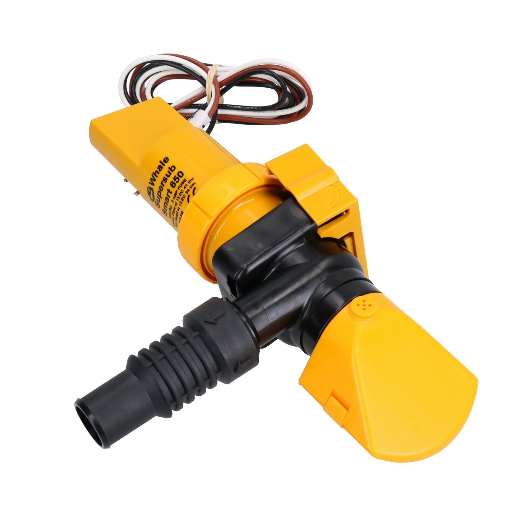 Pompe de cale automatique Whale Supersub Smart 650 avec interrupteur à flotteur électronique 12v