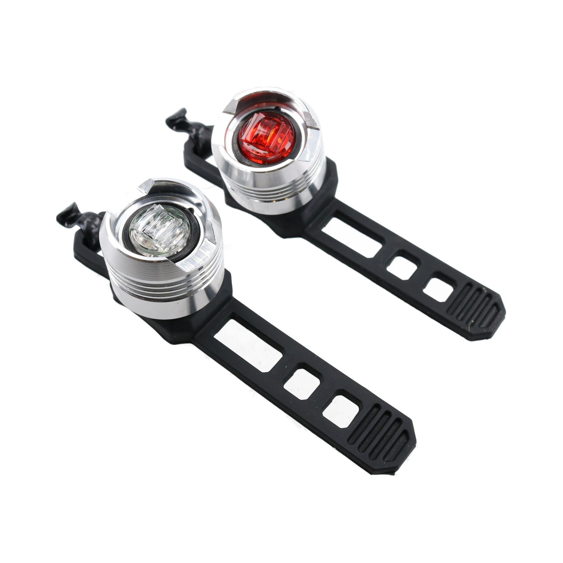Bright Spot LED-Licht für Fahrrad, Pendler, hell, vorne und hinten, leicht zu montieren, Gehäuse aus Legierung