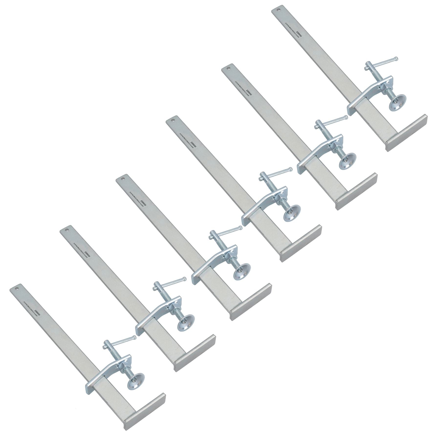 330mm Brick Profile Sliding Mortar Joint Clamp Holder Fastener External Walls
