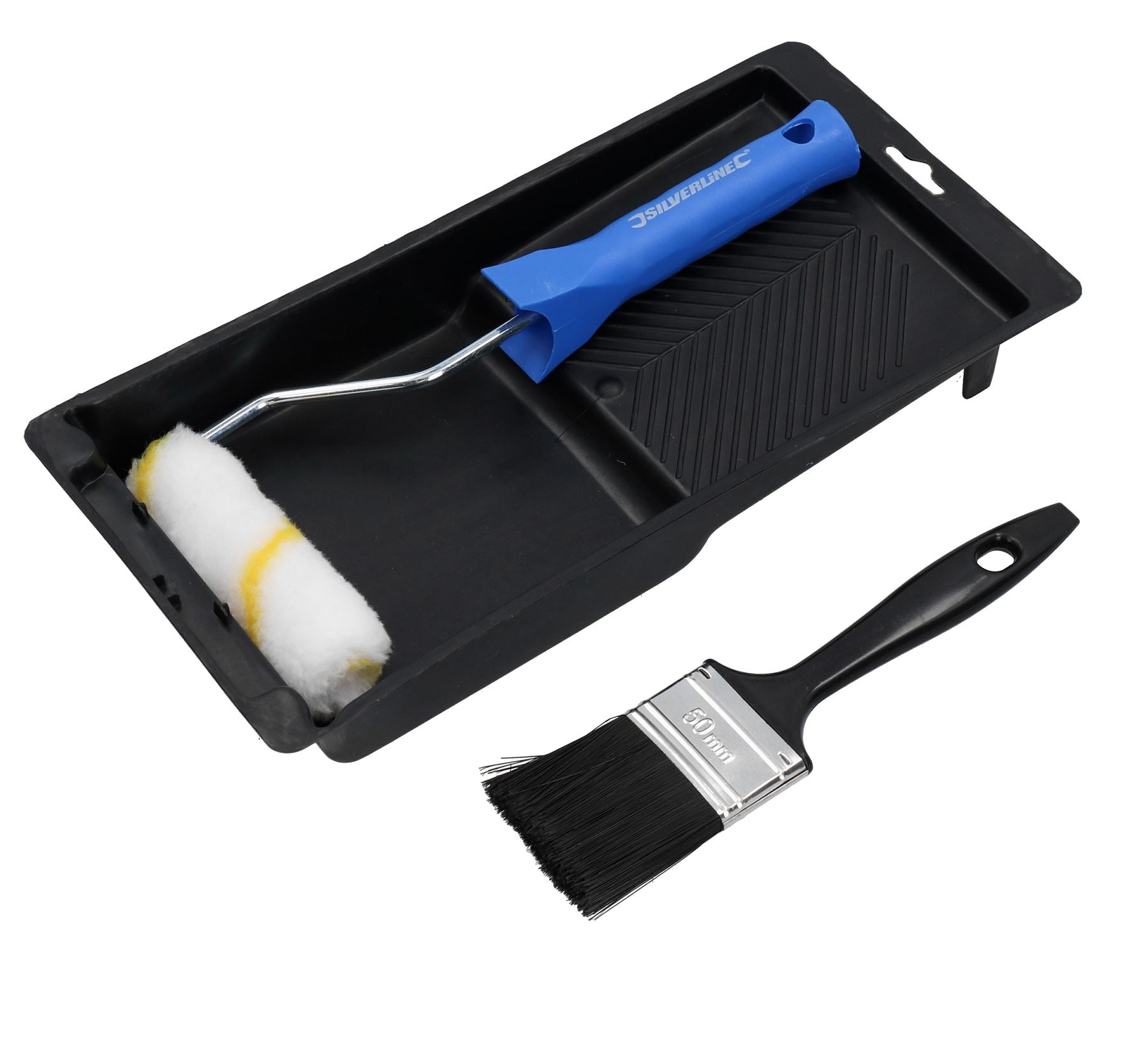 Kit de 11 rouleaux pour décoration de 100 mm et 230 mm + pinceaux à peindre