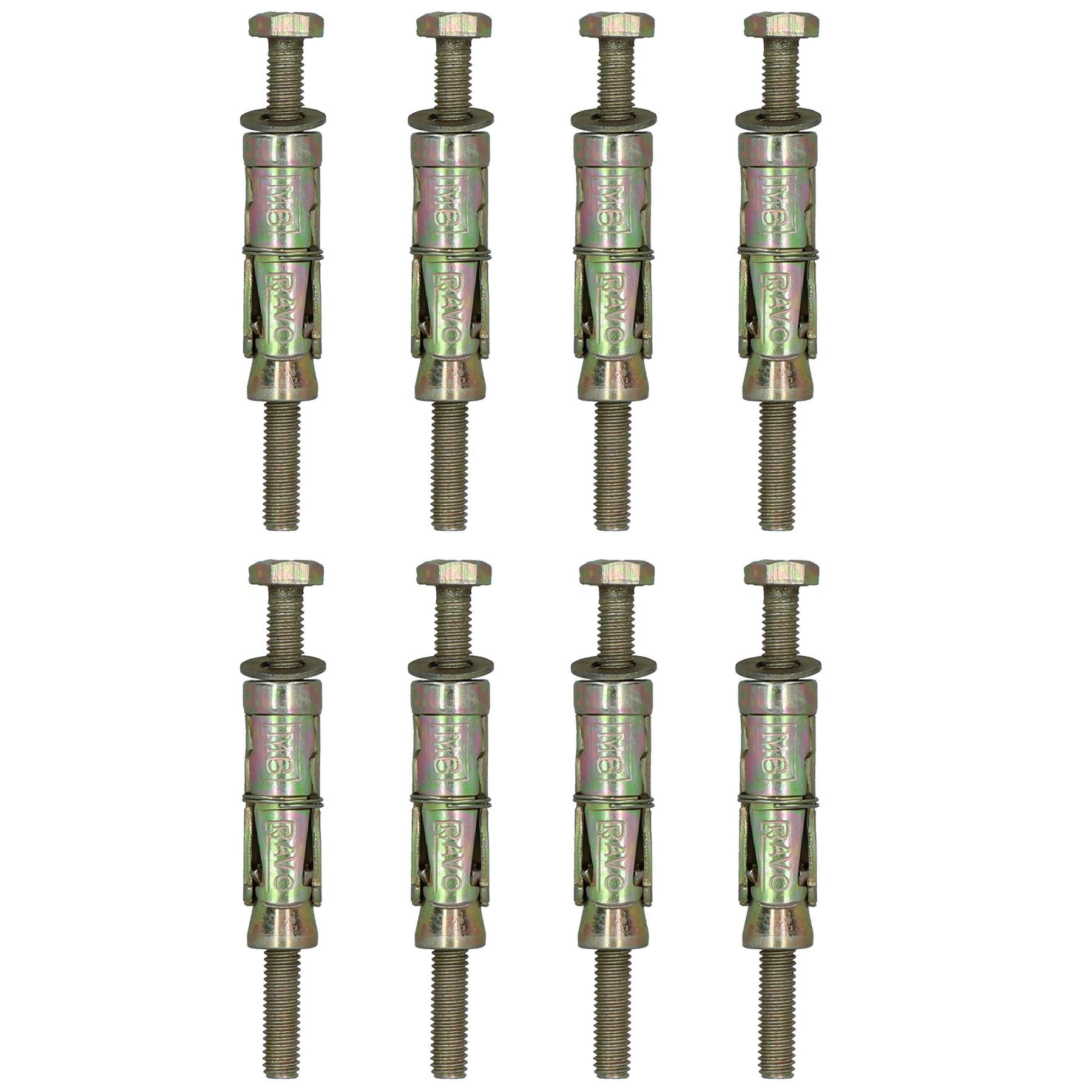 M6 6mm x 75mm Expansion Rawl Bolt for Masonry Sleeve Anchors Fastener