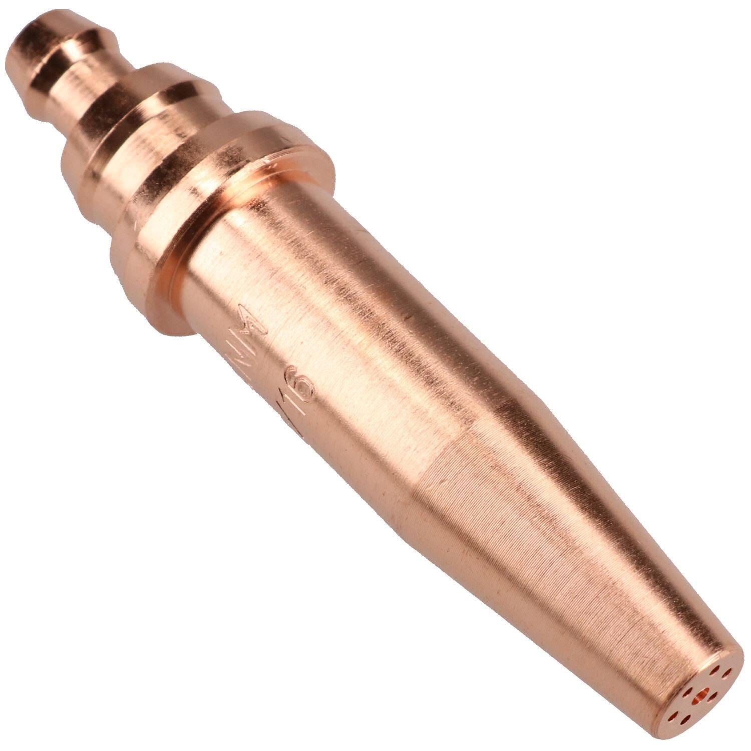ANM Oxy Acetylene Gas Cutting Nozzle Tip Standard length 1/32" - 1/16" Oxygen