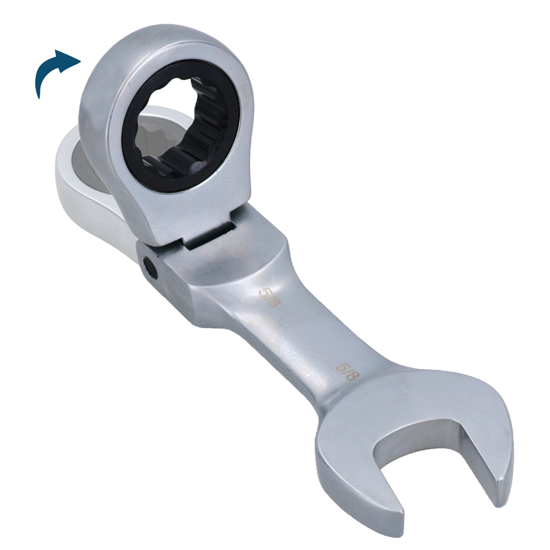 5/8" AF SAE Imperial Flexible Stubby Flexi Head Ratschenschlüssel Kombischlüssel