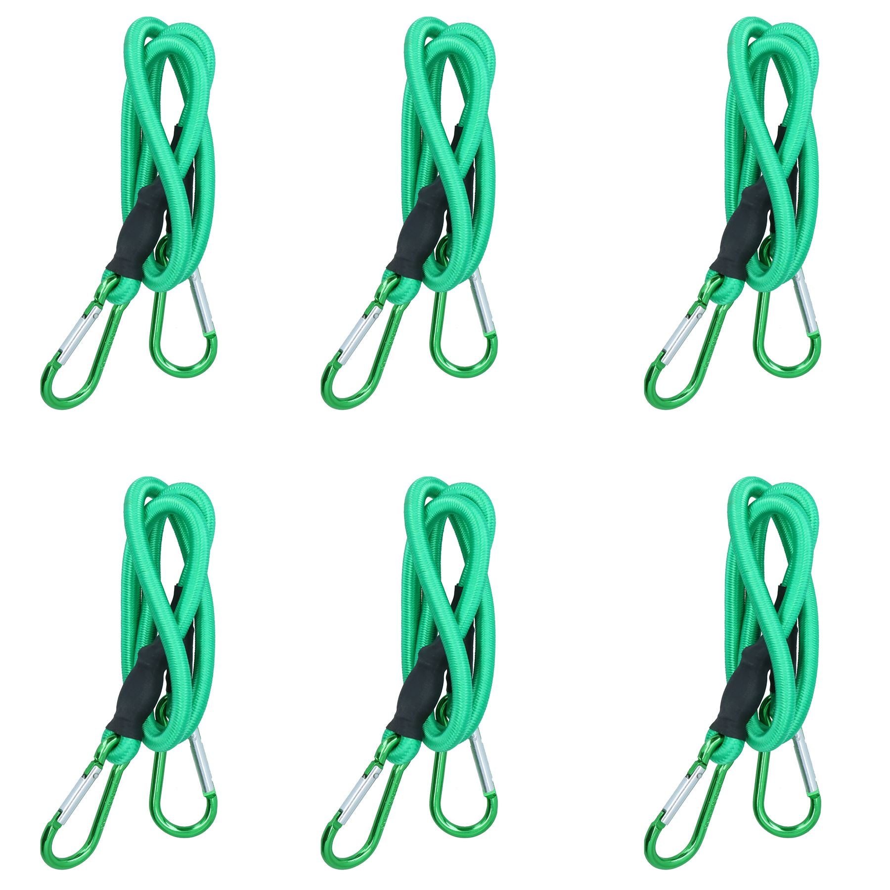 Corde élastique de 36 po avec mousquetons, cordons et attaches élastiques