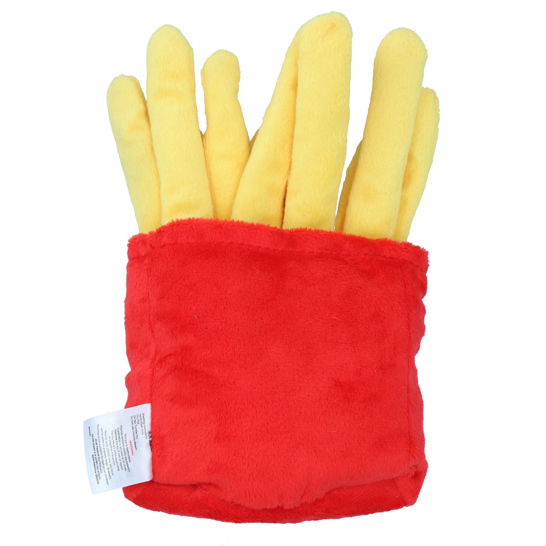 Cadeau pour chiot et chien Frites Nourriture Thème Peluche douce Jouet couineur Cadeau