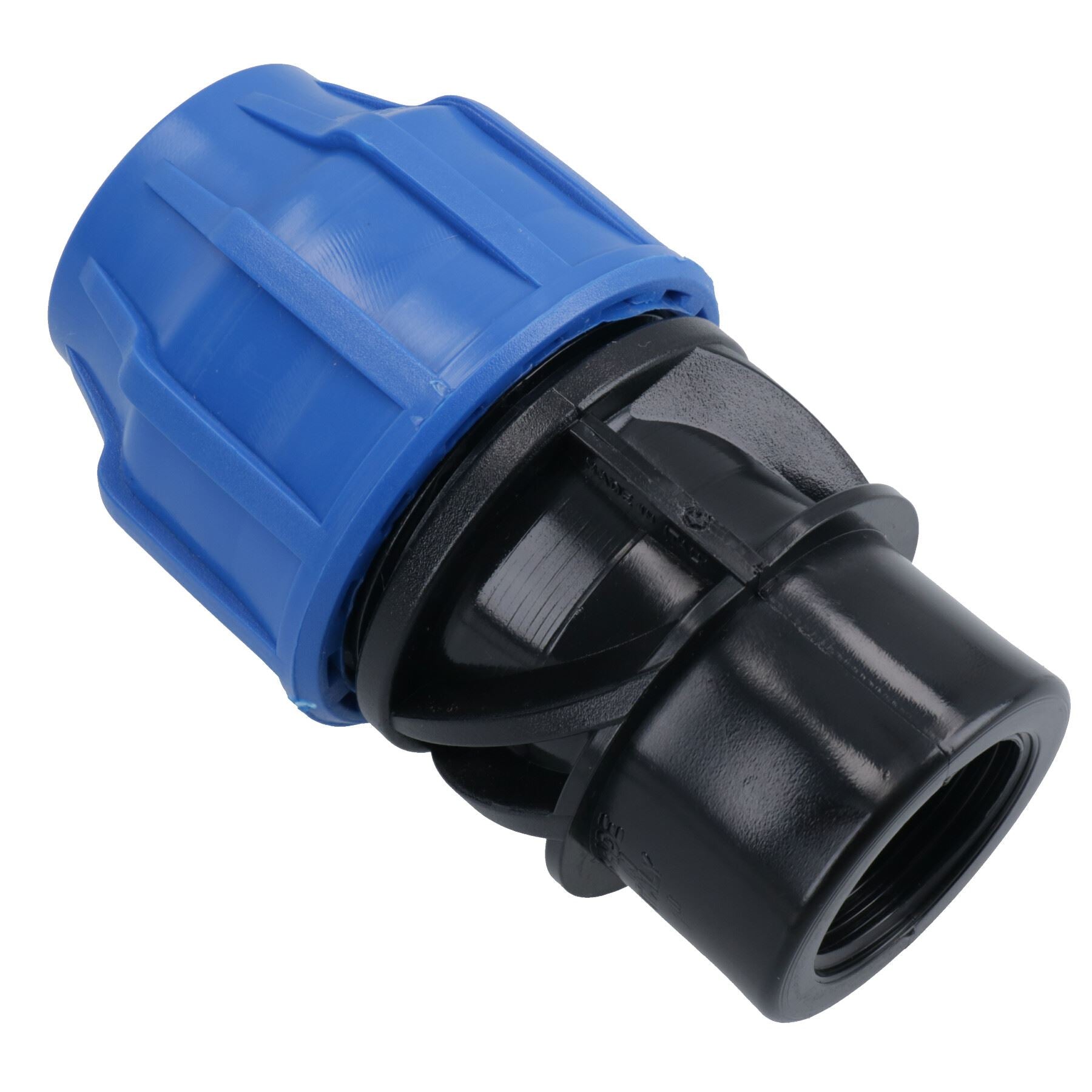 Raccord de compression pour adaptateur femelle MDPE 32 mm x 1" pour tuyau d'eau PN16