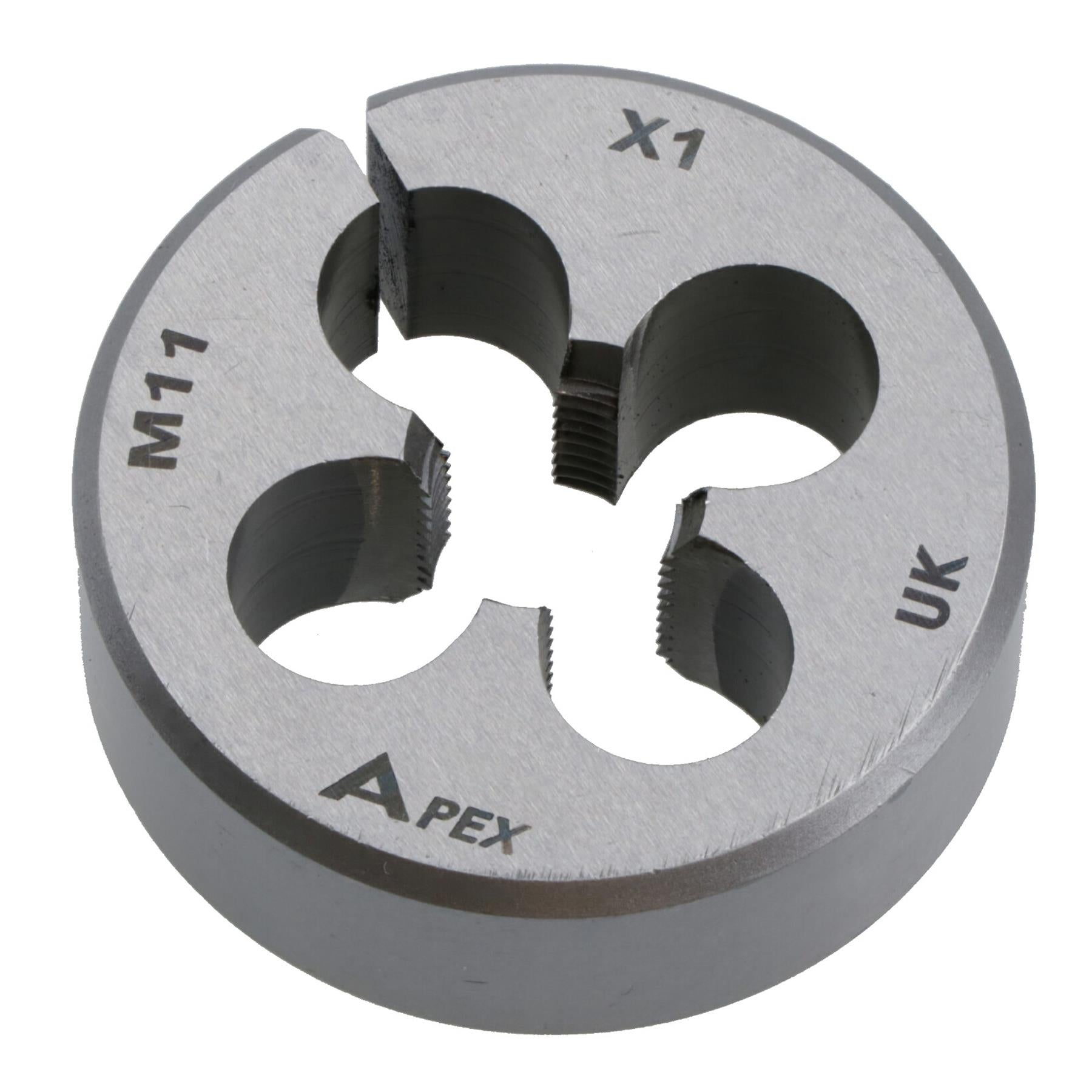 M11 x 1.0mm Metric Split Die Rethreading Thread Cutter Tungsten Steel 38mm