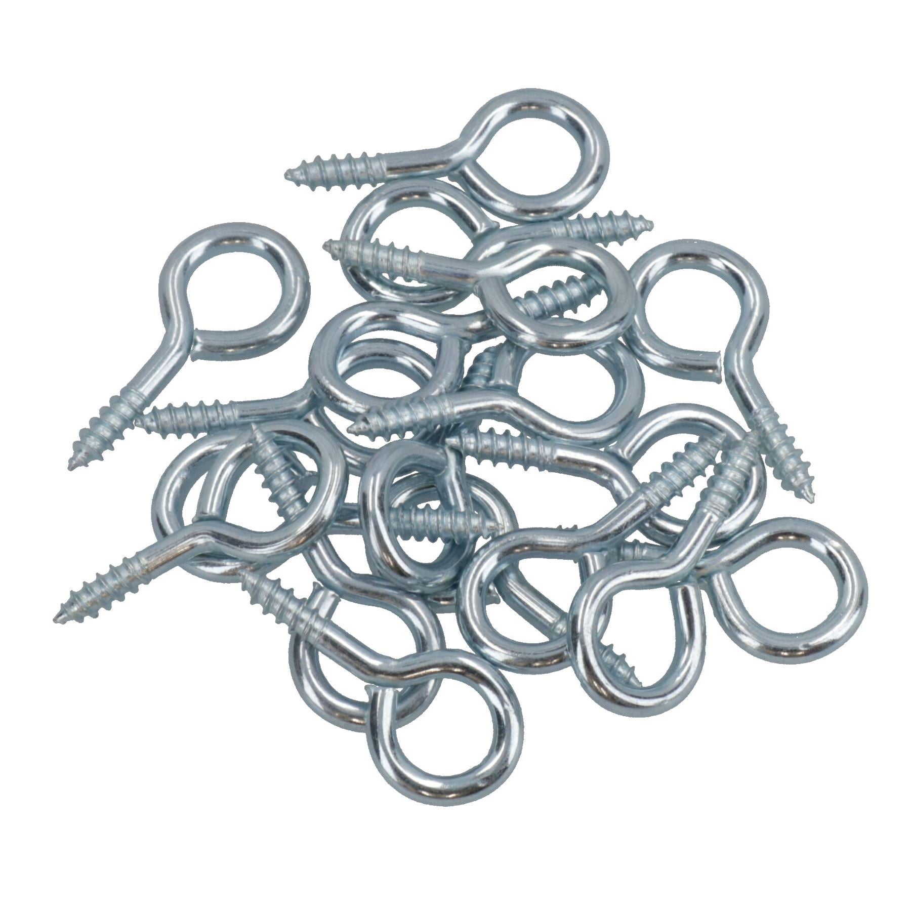 Crochets à vis pour rideaux, crochets de 10 mm, longueur de 35 mm