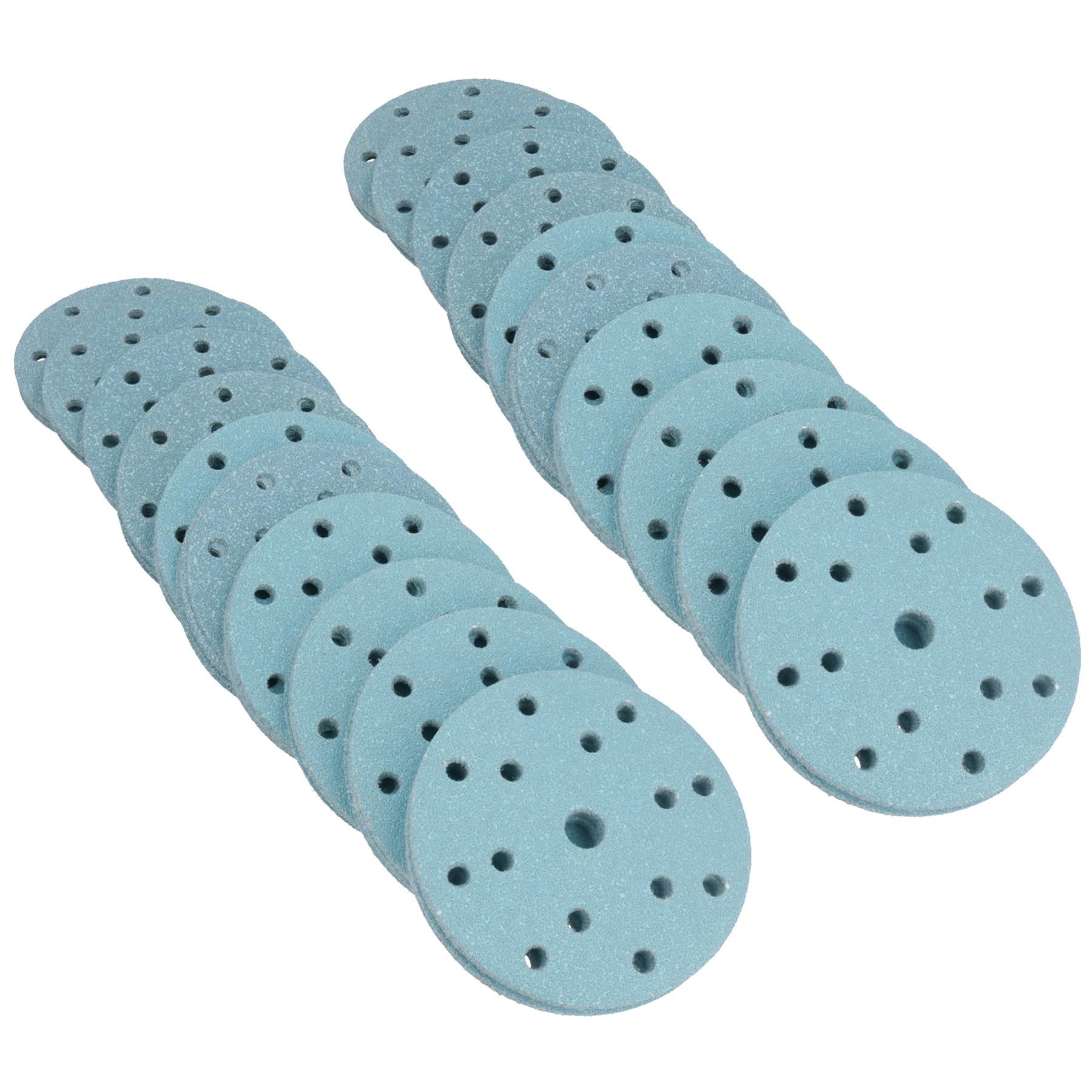 150 mm selbstklebende Keramik-Schleifscheiben mit Klettverschluss, Körnung 40