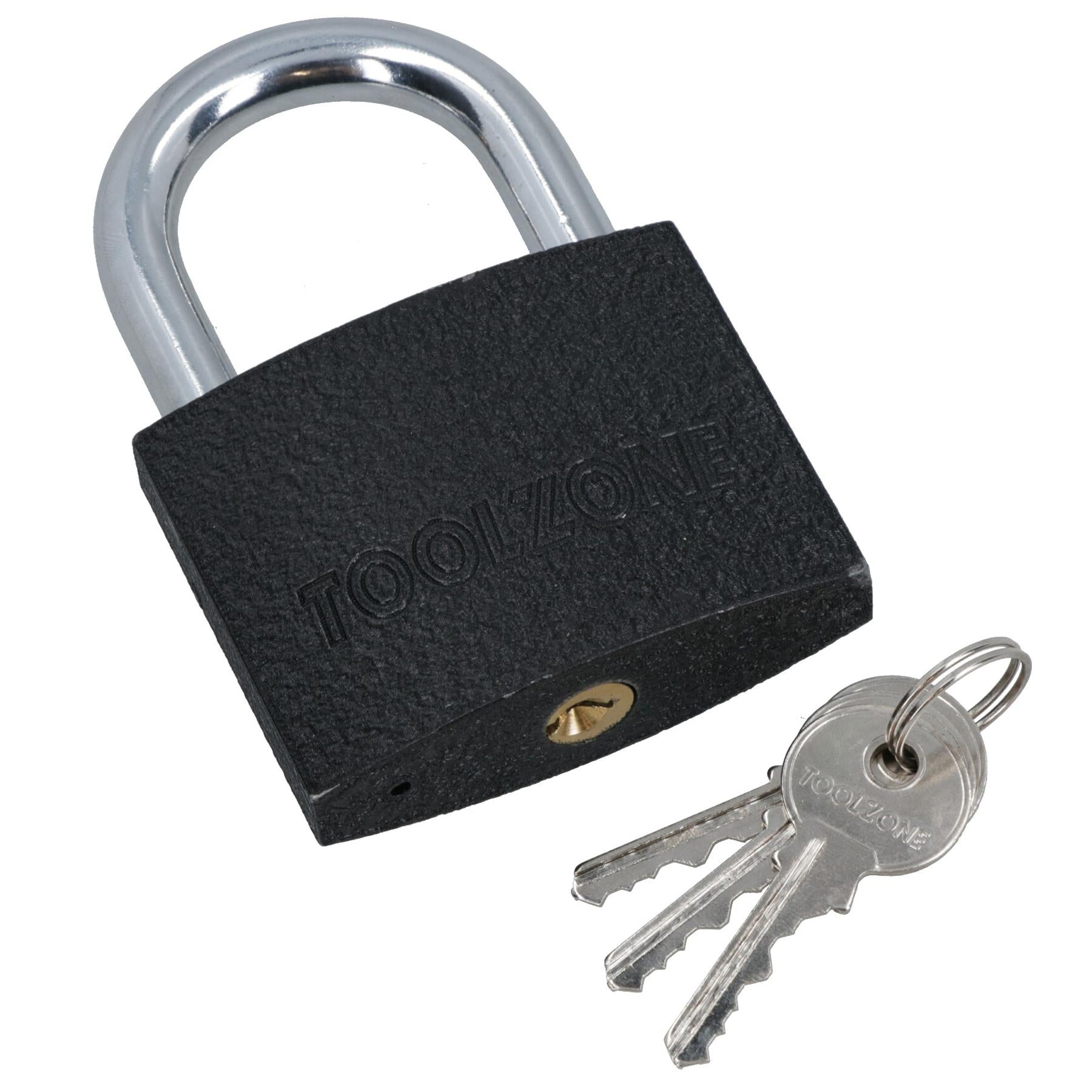 75mm Iron Padlock With Hardened Shackle Padlocks Shed Gate Lock TE756