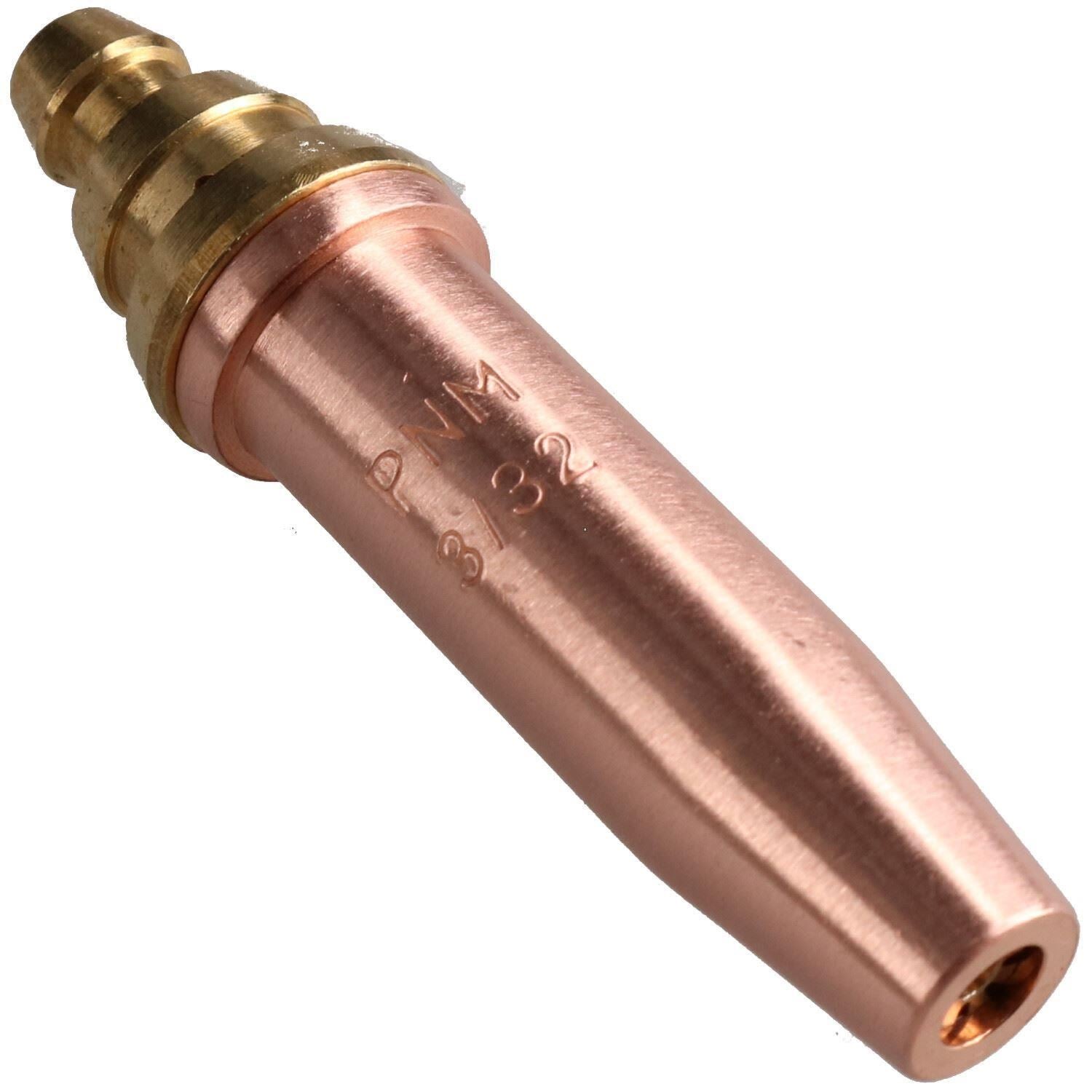 PNM Oxy Propane Gas Cutting Nozzle Tip Standard length 3/32" 90-150mm 5pk