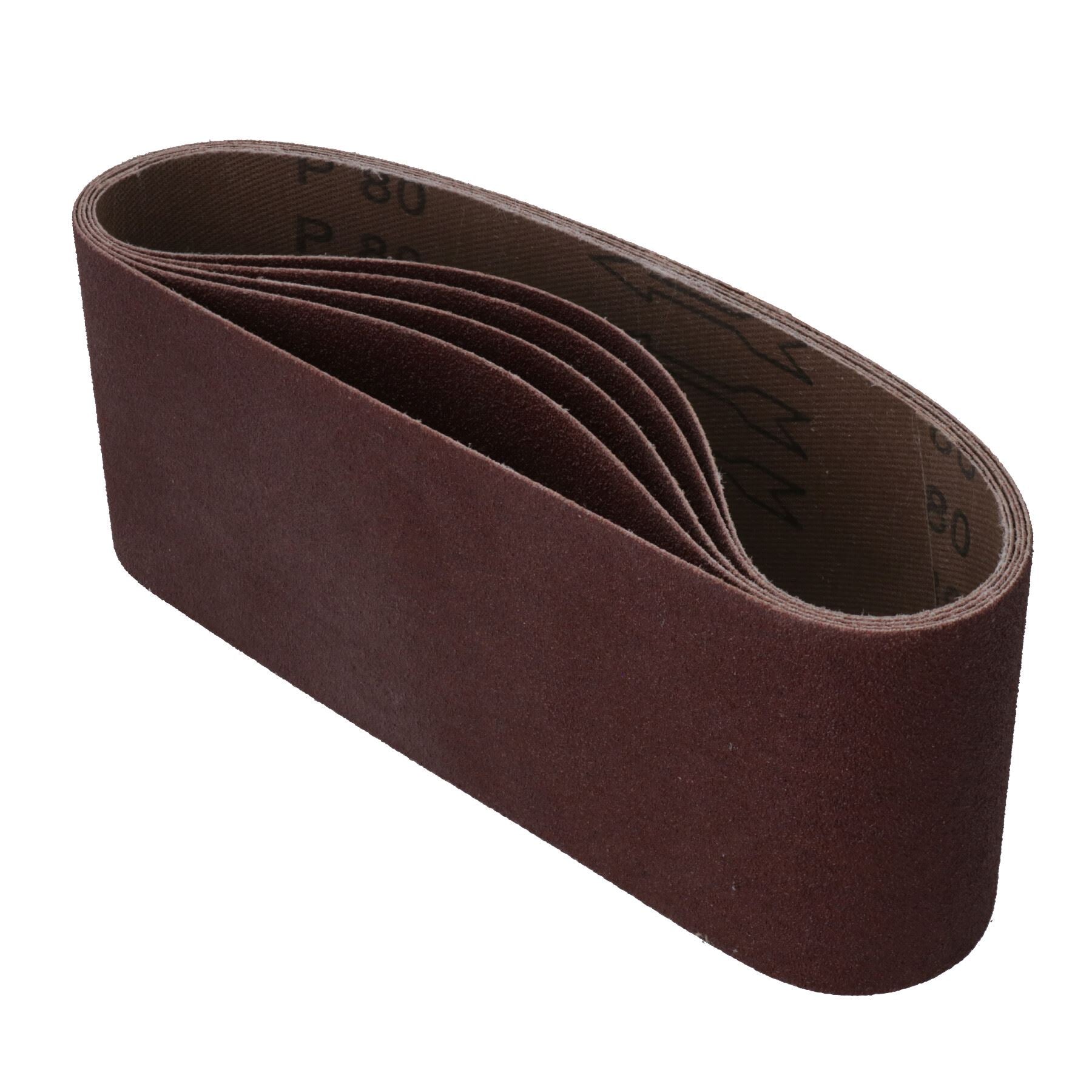 Disques abrasifs pour ponceuse à bande, grain mixte 40, 60, 80, 120, 75 mm x 457 mm