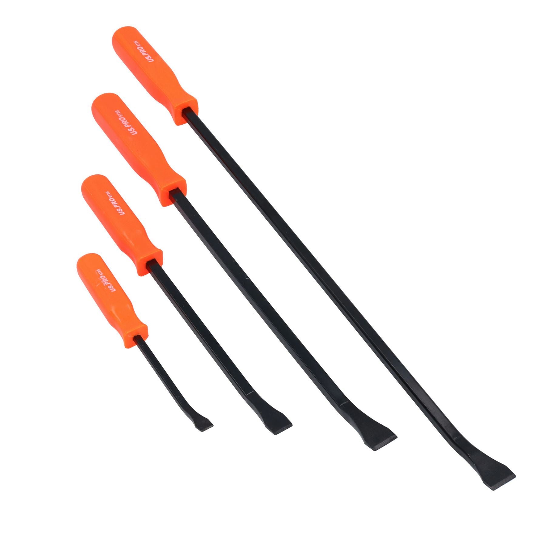 Lot de 4 outils de démontage de pied-de-biche pour démolition de levier 200 mm - 600 mm