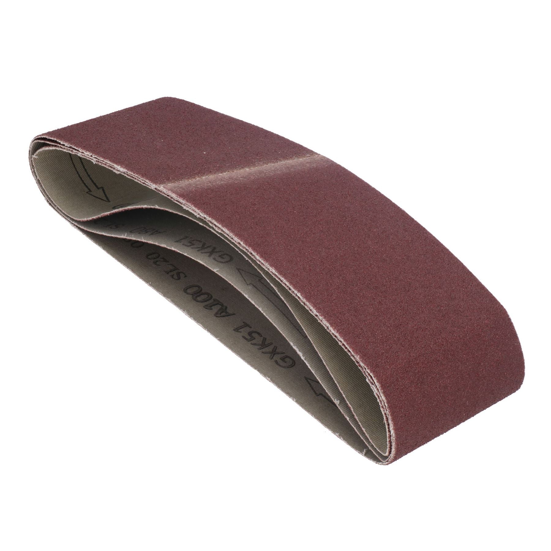 Bandes abrasives à grains mixtes 533 mm x 75 mm pour ponceuse à lime électrique