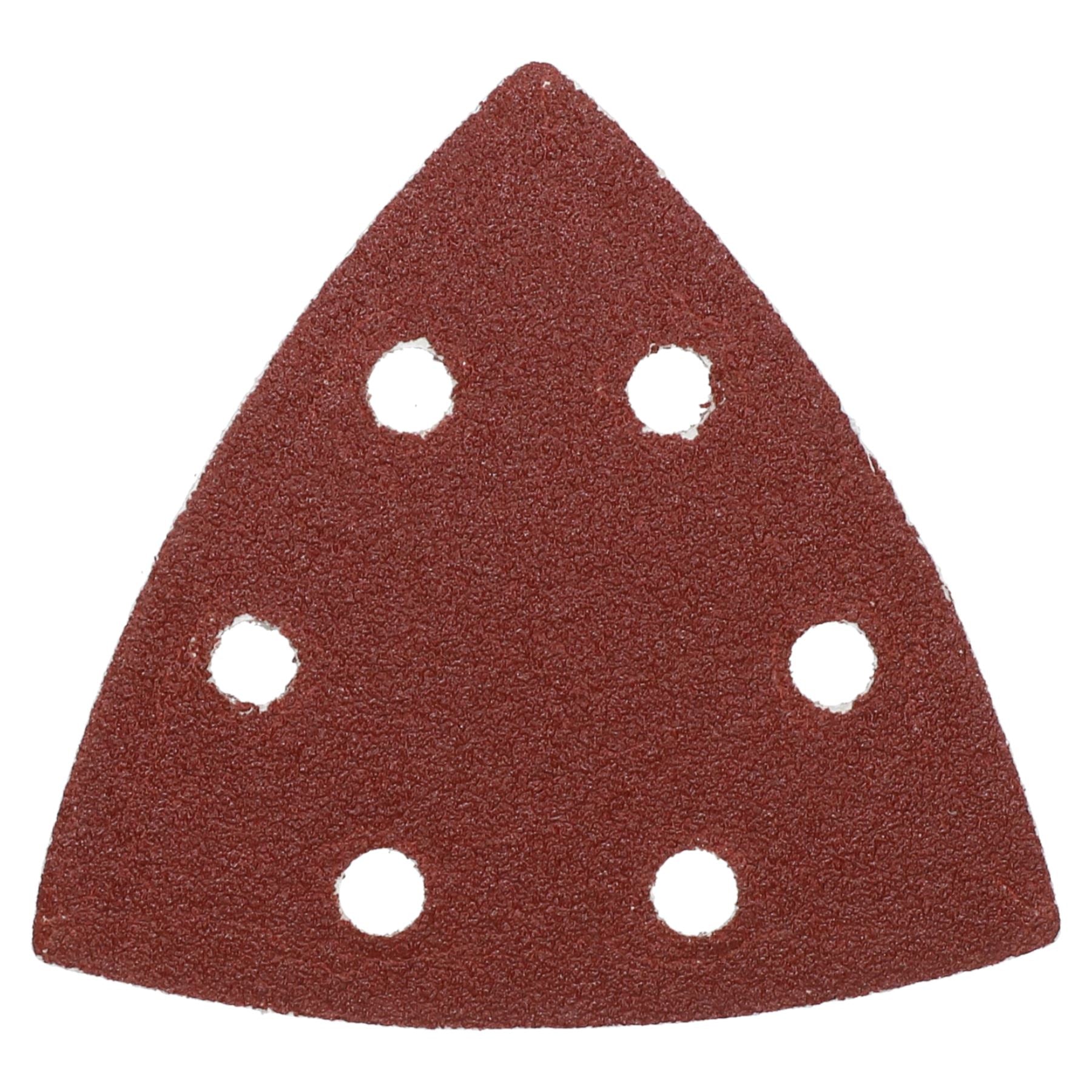Lot de 200 disques abrasifs de ponçage Delta à crochets et boucles, 93 mm, triangle, grain 80, moyen
