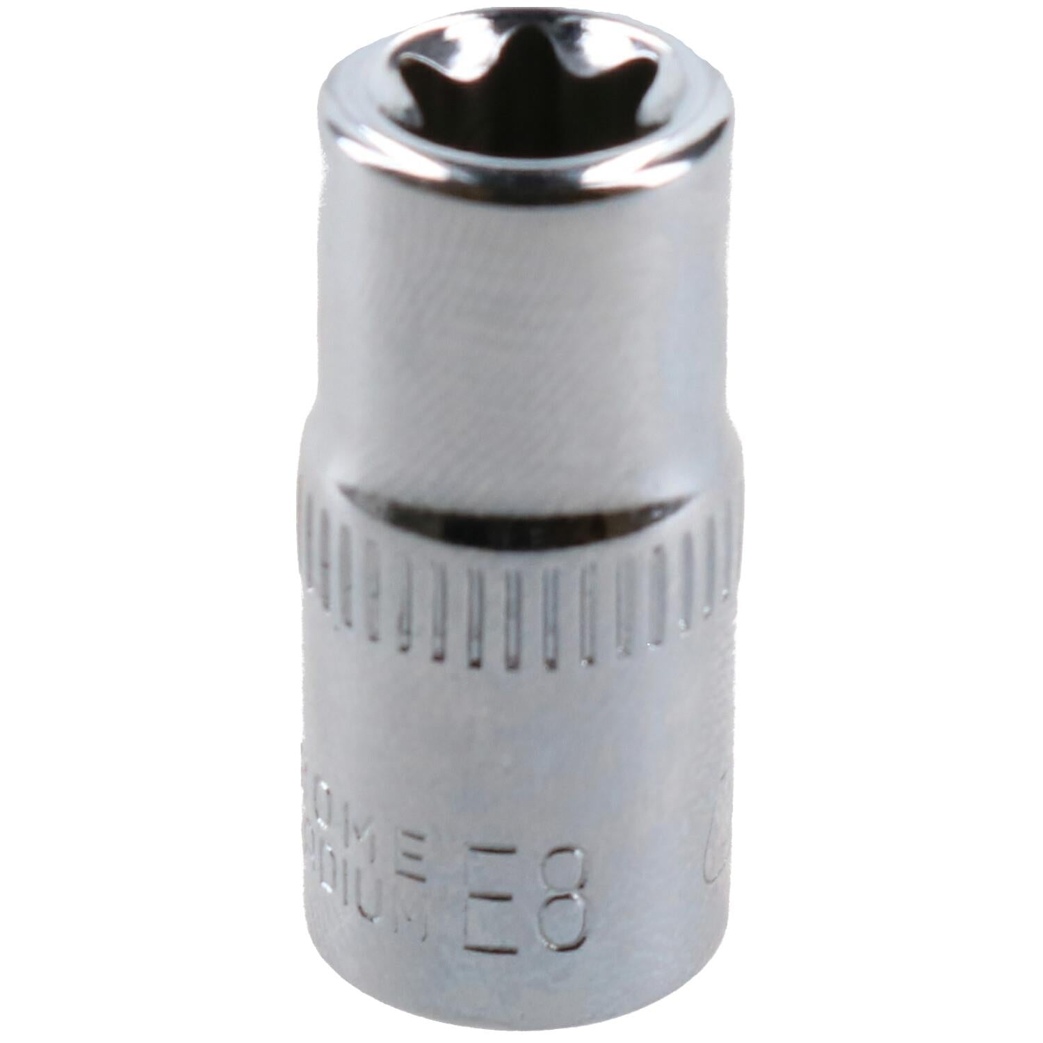 Female Torx Socket Star Bit Standard External Chrome Vanadium