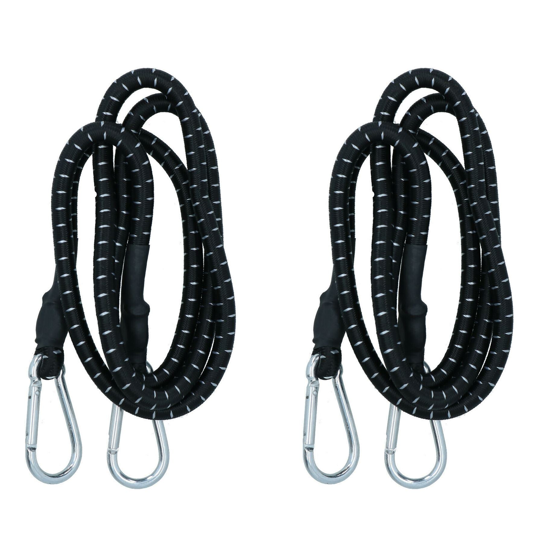 Sangle élastique de 60 po avec mousquetons en métal et support de fixation pour attache