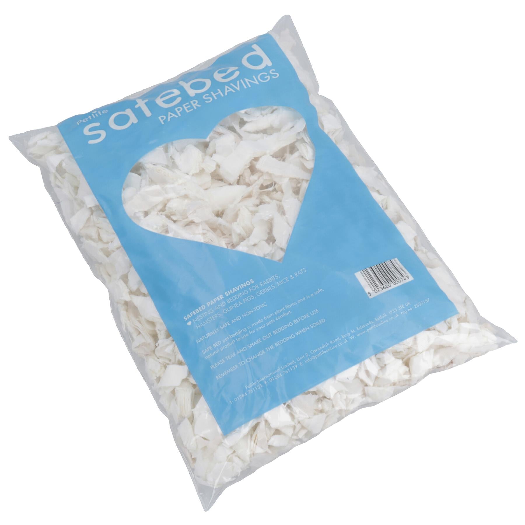 Lot de 6 copeaux de papier pour litière de nidification pour petits animaux, hamsters, gerbilles, souris, rats