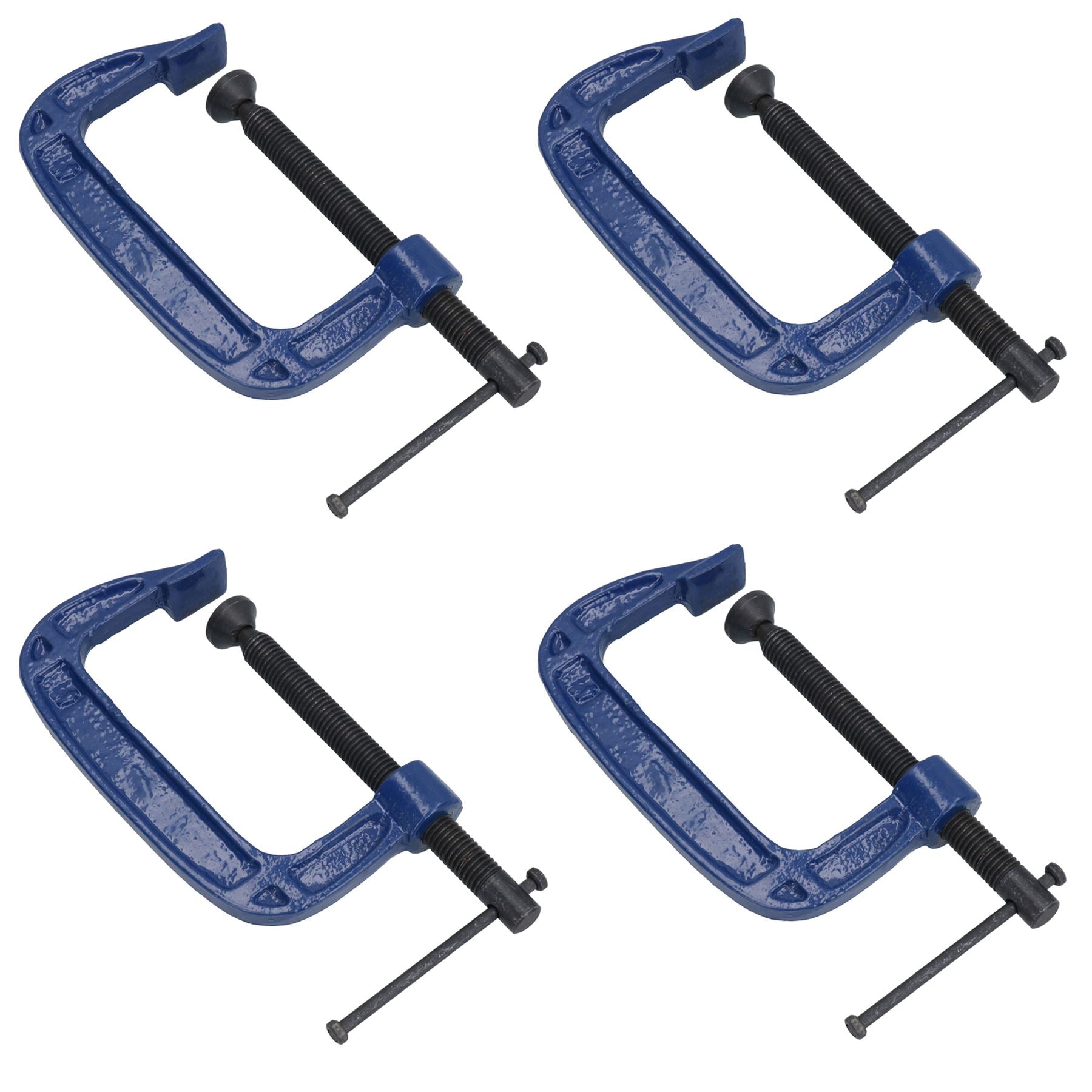 4 Zoll (100 mm) Gusseisenschraube G-Klemme Befestigungshalter Stützschraubstock Klemmen