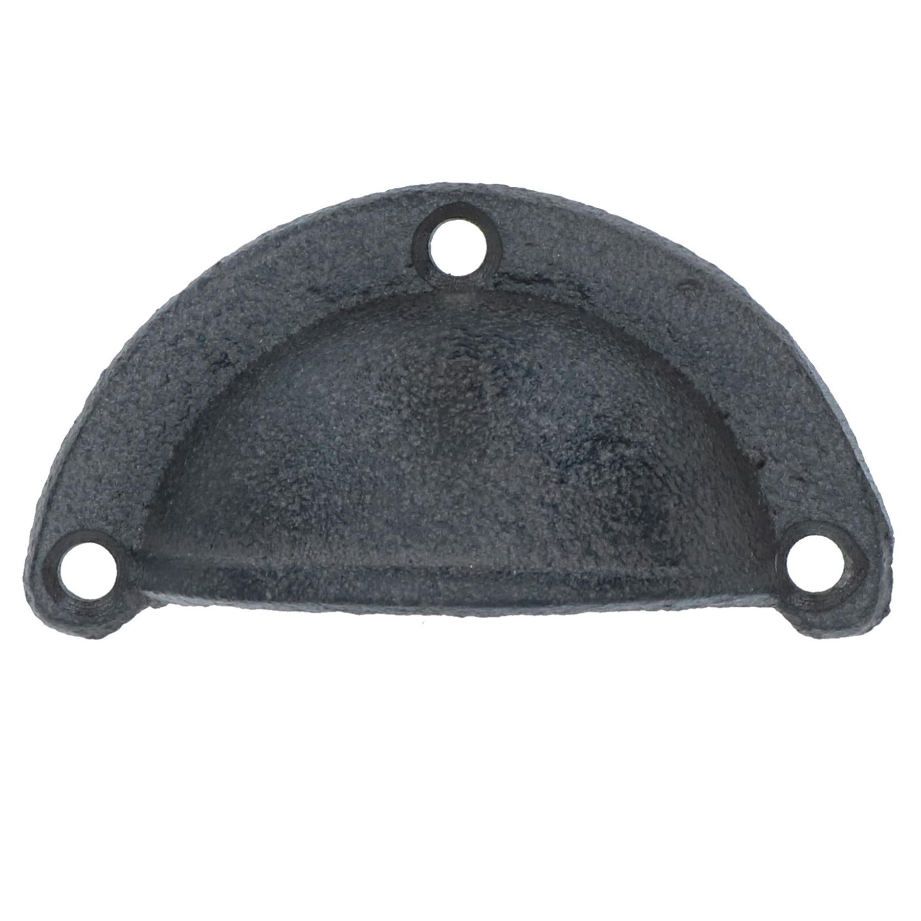 Furniture Door Pull Handle Cast Iron Cupboard Drawer Chest Shell Cup Clam