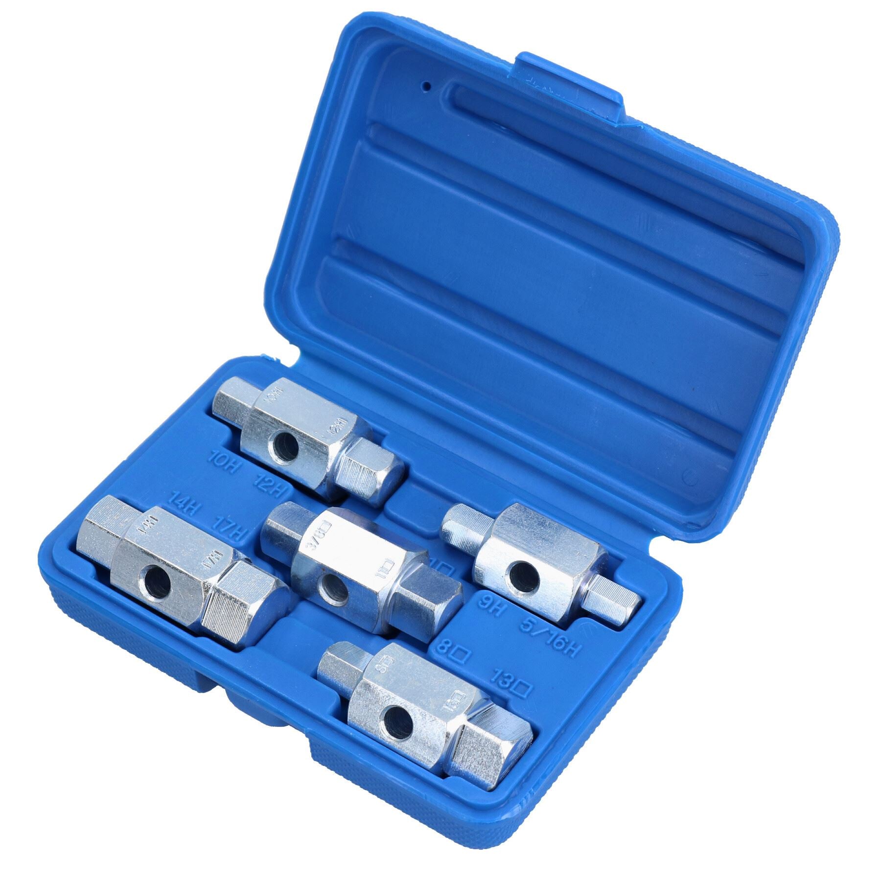 Drain Sump Plug Key Tool Set Axles Gear Box Car Repair Oil Change TE168