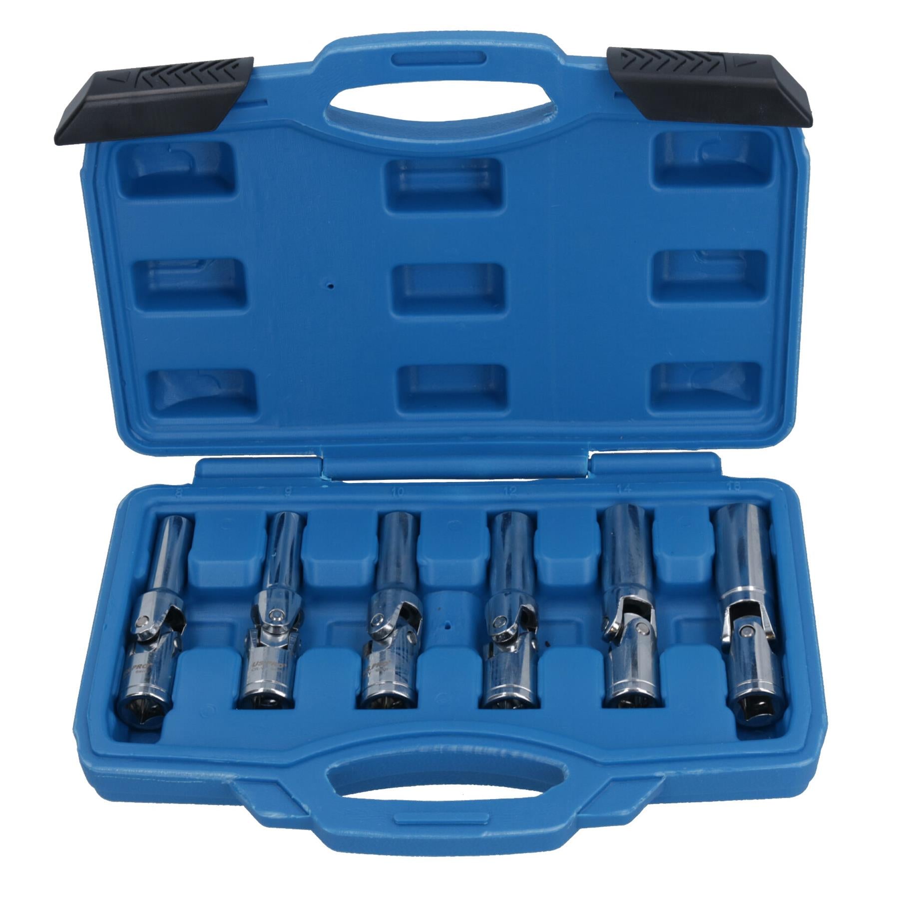 Jeu de douilles pour bougies de préchauffage, entraînement métrique 3/8, 6 pièces, 8 mm - 16 mm