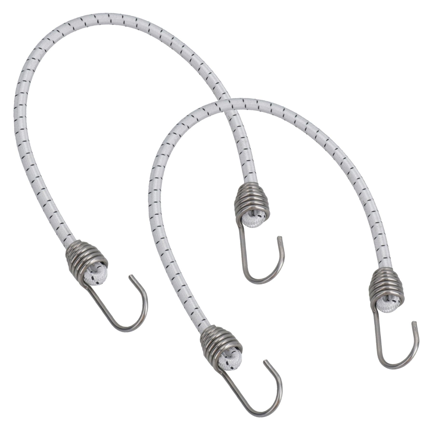 Corde élastique de 30 po avec crochets en acier inoxydable pour bateau marin