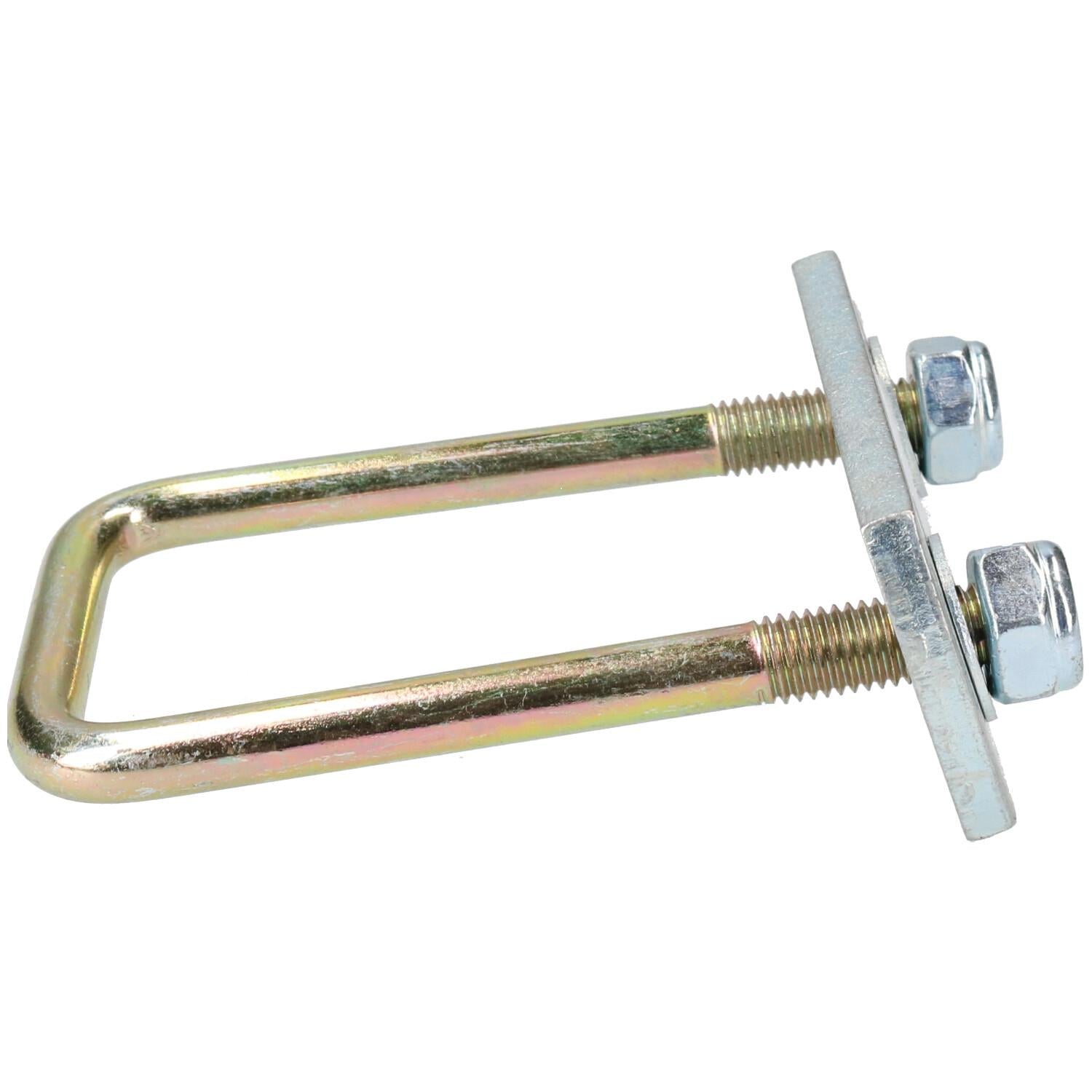 2er-Pack M10 50 mm x 100 mm U-Bolzen N-Bolzen mit Platten und Muttern HOCHZUG