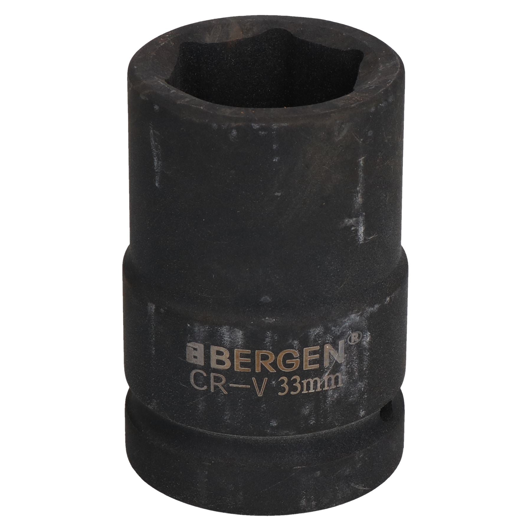 33mm Metric 3/4" or 1" Drive Deep Impact Socket 6 Sided With Step Up Adapter