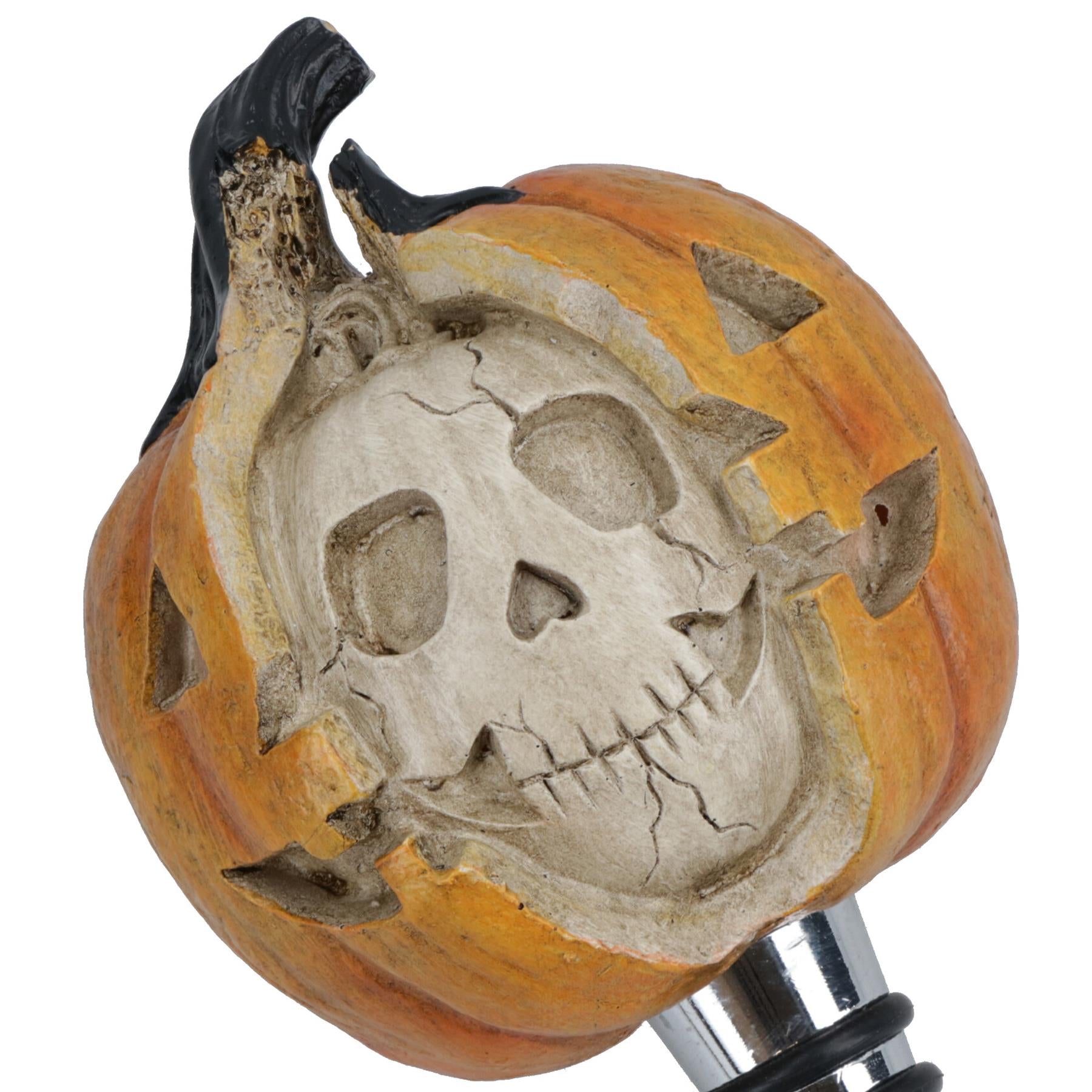 Pumpkin Skull Wine Bottle Stopper Topper Bung Cork Champagne Prosecco