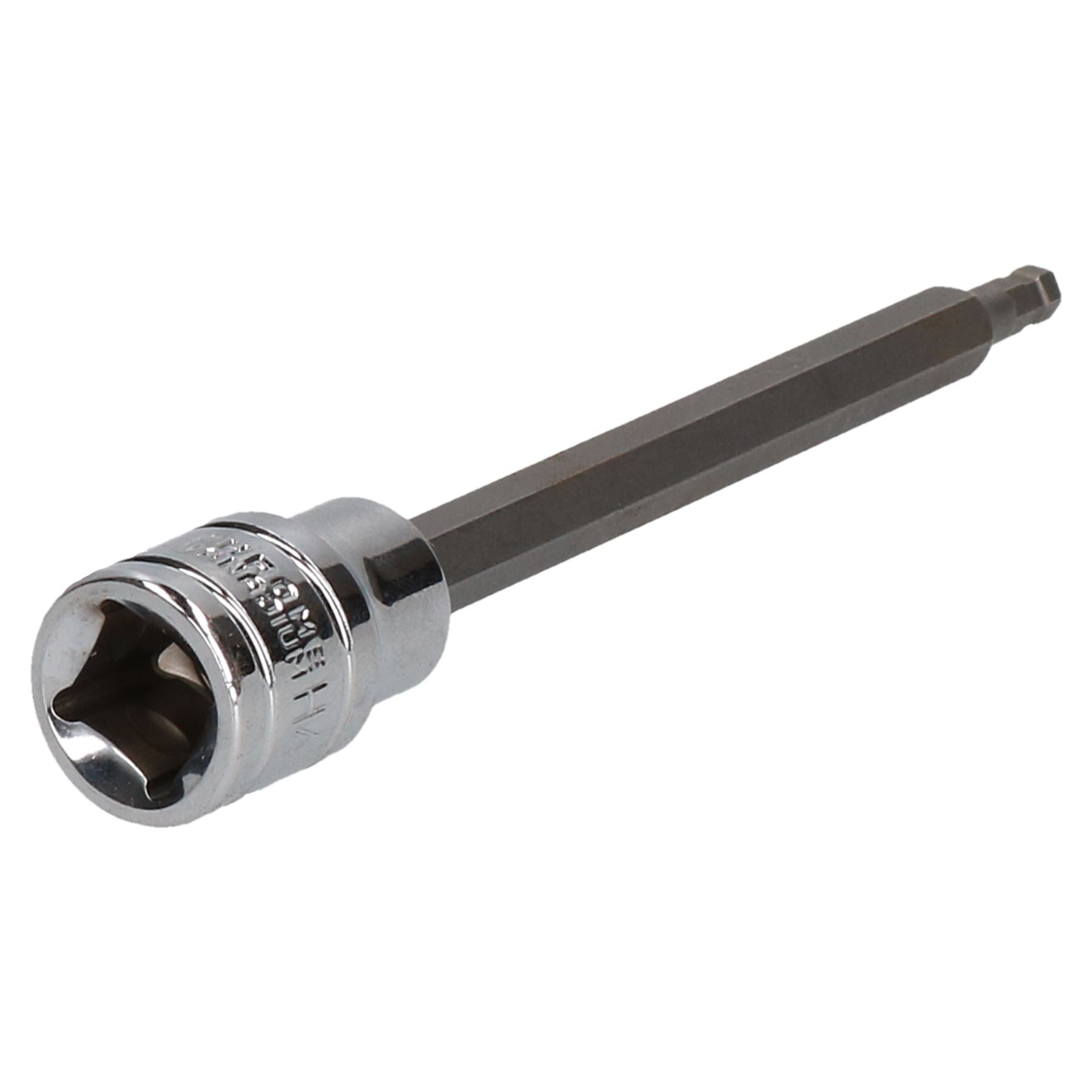 4 mm 3/8 Zoll Antrieb langer Kugelkopf Innensechskantschlüssel-Steckschlüsseleinsatz 85 mm Tiefe Reichweite CR-V