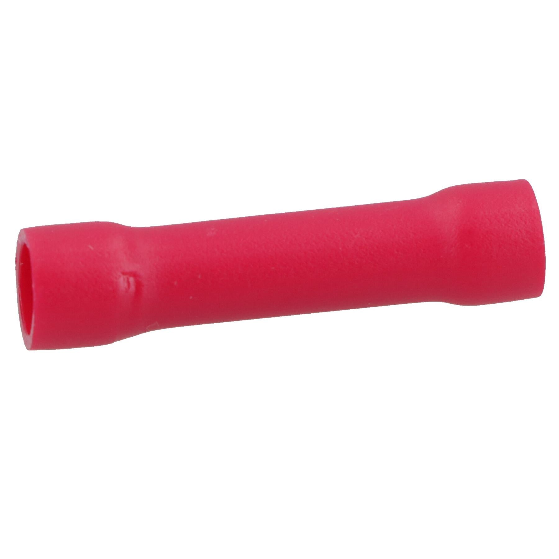 Insulated Straight Butt Connectors Electrical Crimps on Terminals Wire Cable Red