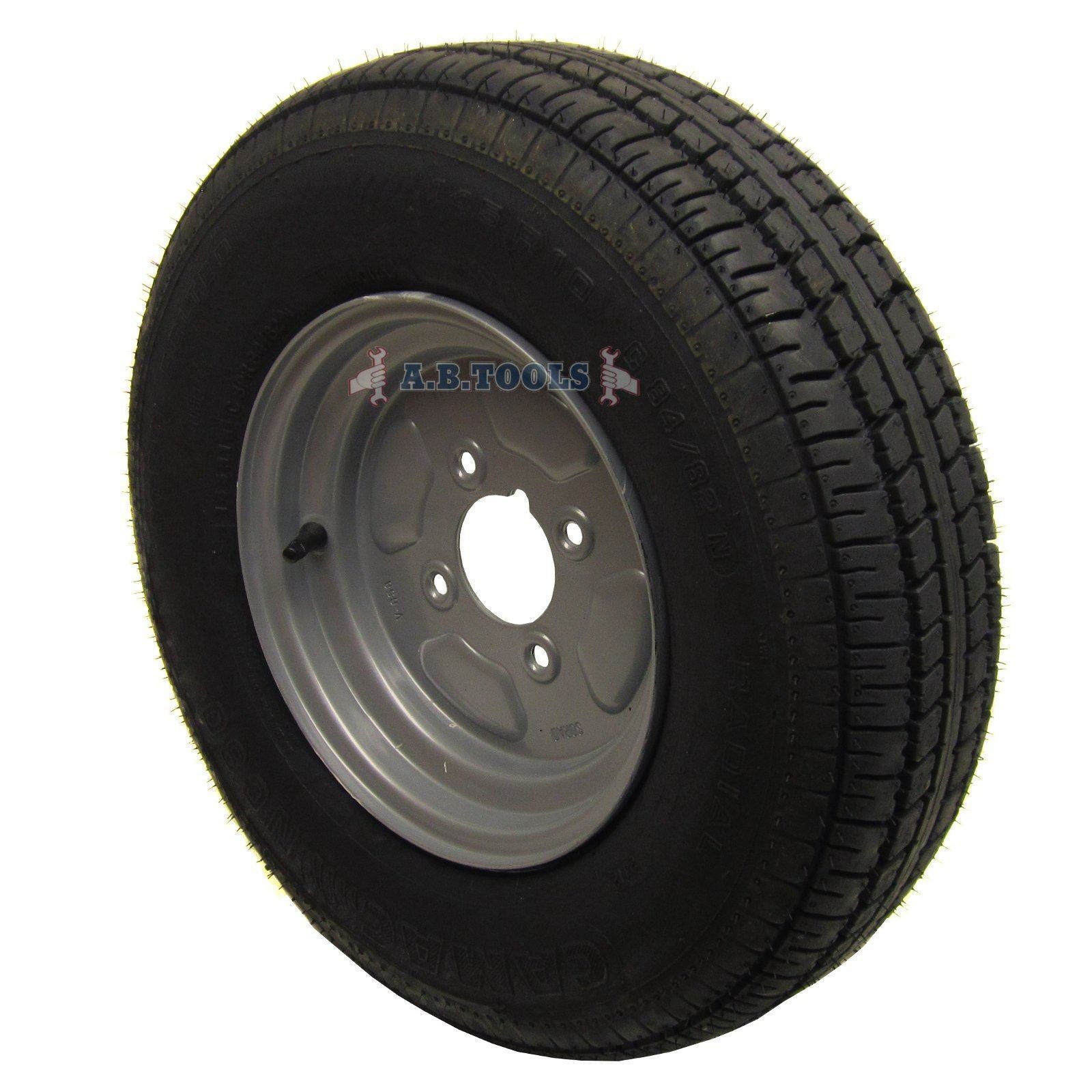 750kg Trailer Suspension Units Wheels Tyre 145 x 10" 4PLY 4"PCD 4 Stud Hub Bearing