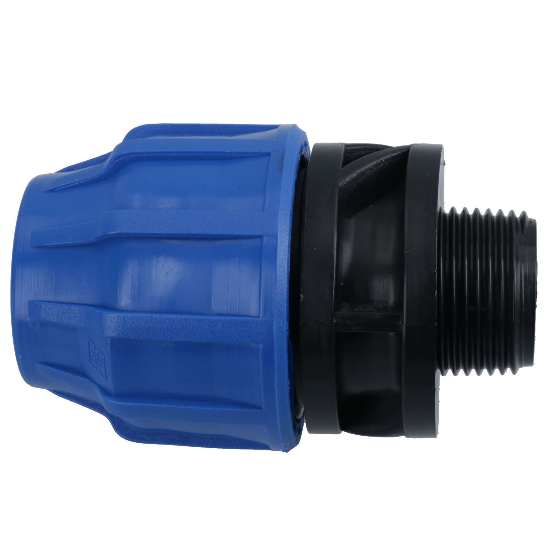Raccord de compression pour adaptateur mâle MDPE 32 mm x 1" pour tuyau d'eau PN16