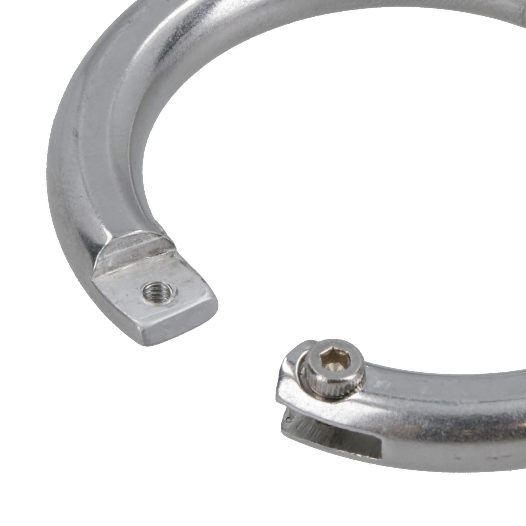 6mm Lockable Split Round Ring Shackle 316 Stainless Steel Splitring