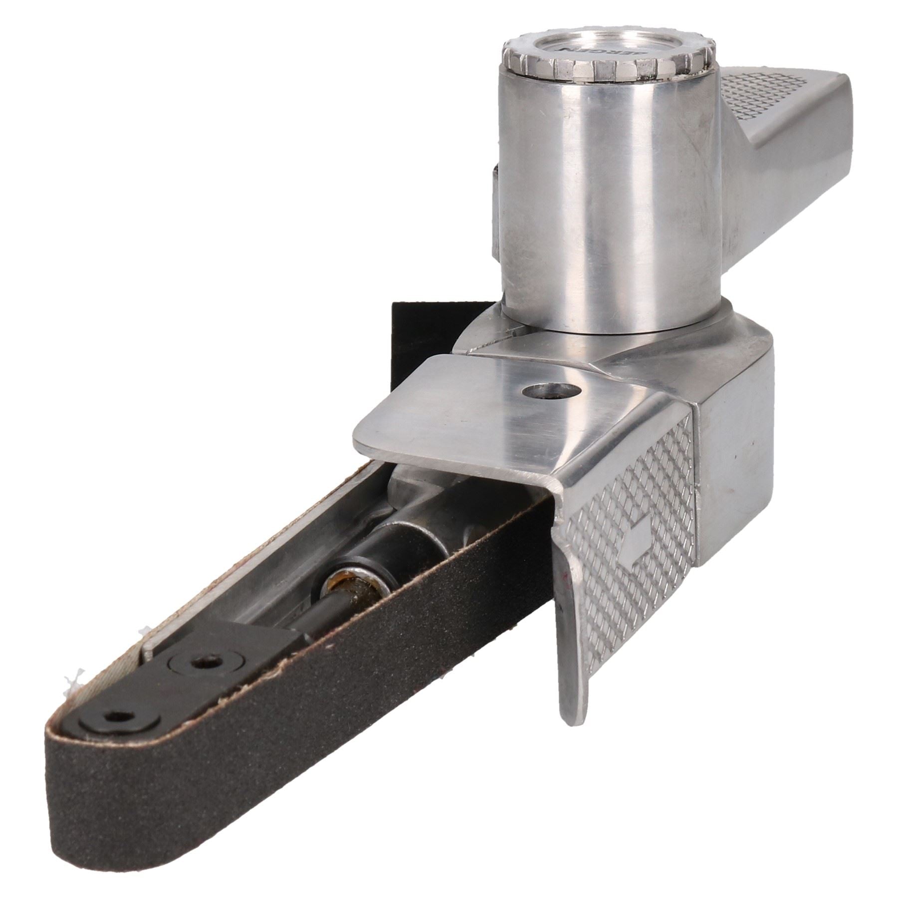 20 mm breiter Druckluft-Finger-Bandschleifer, Power-Feilen-Detailschleifer, Schleifen + 25 Bänder