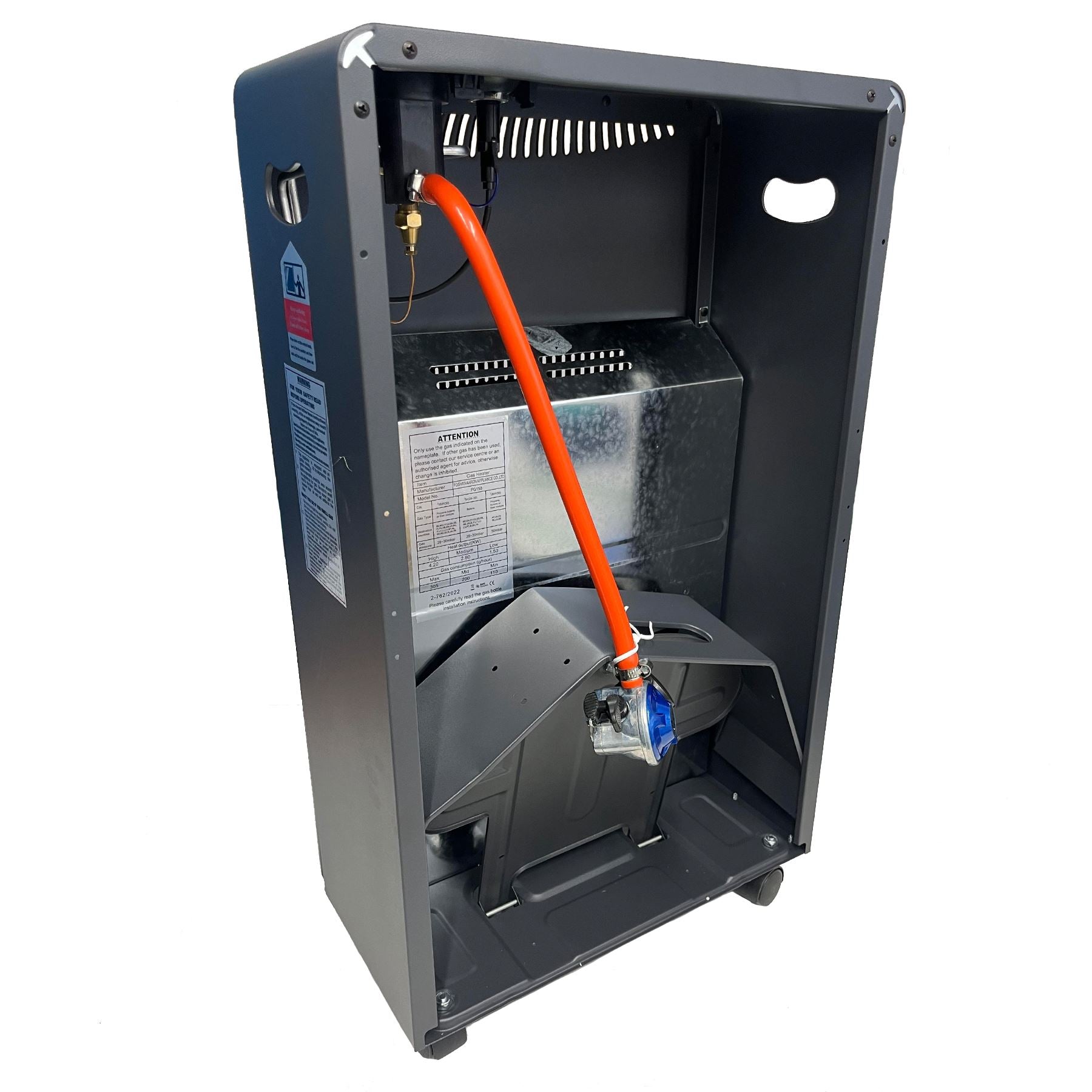 4.2KW Portable Butane Gas Cabinet Space Heater with Push on Regulator