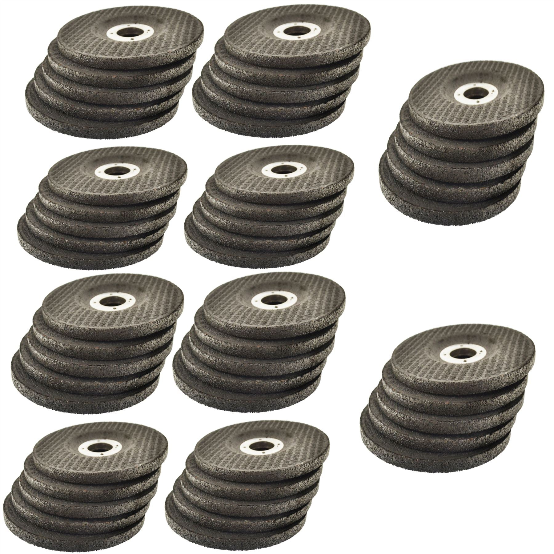 Disque de meulage en métal à centre bombé/enfoncé de 4 1/2 po en acier inoxydable AT850_50Pk