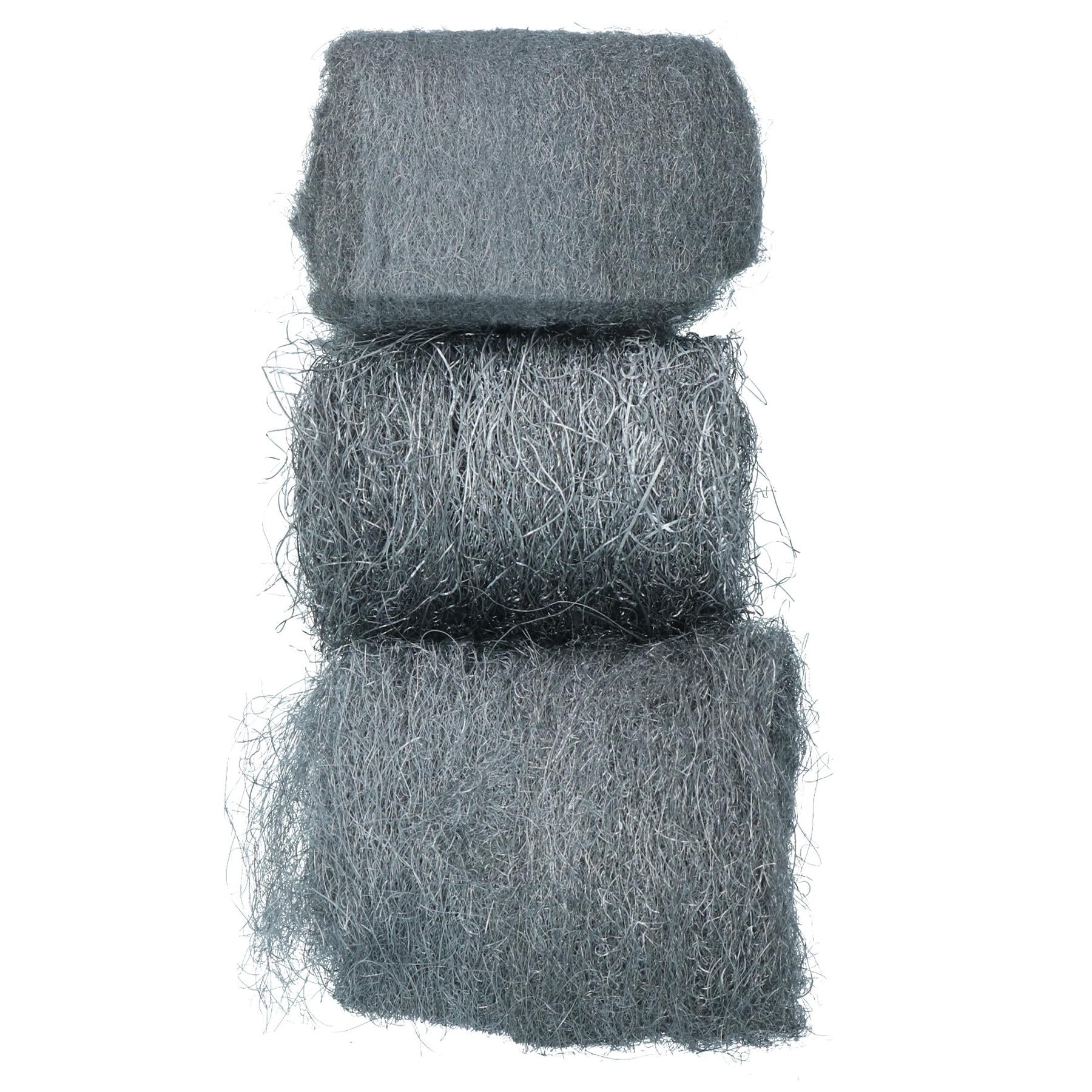 Assorted Steel Wire Wool Coarse Medium Fine for Sanding Smoothing Removal
