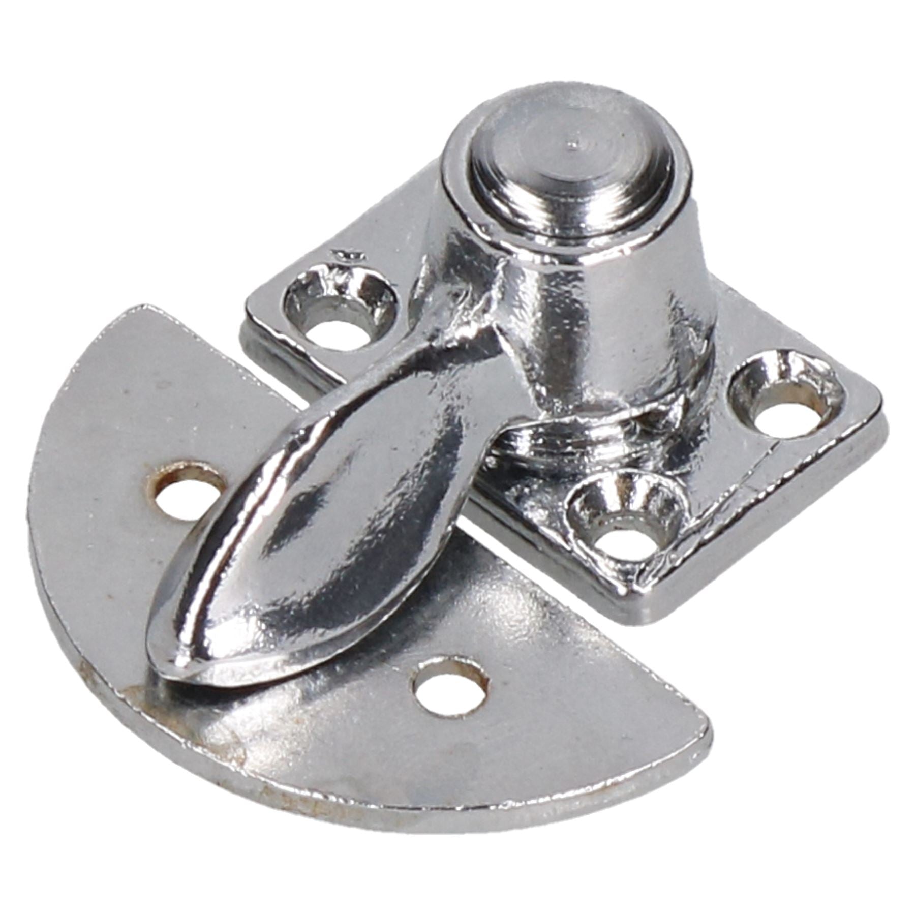Gravelly Fastener Schwenkbarer Knebelverschluss, verchromte Nummernschild-Clips für Anhänger