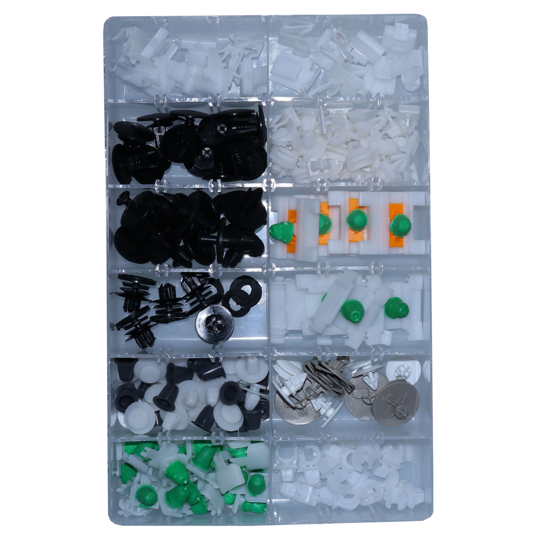 Assortiment de 160 clips de garniture pour Audi, rivets de fixation, œillets de fixation