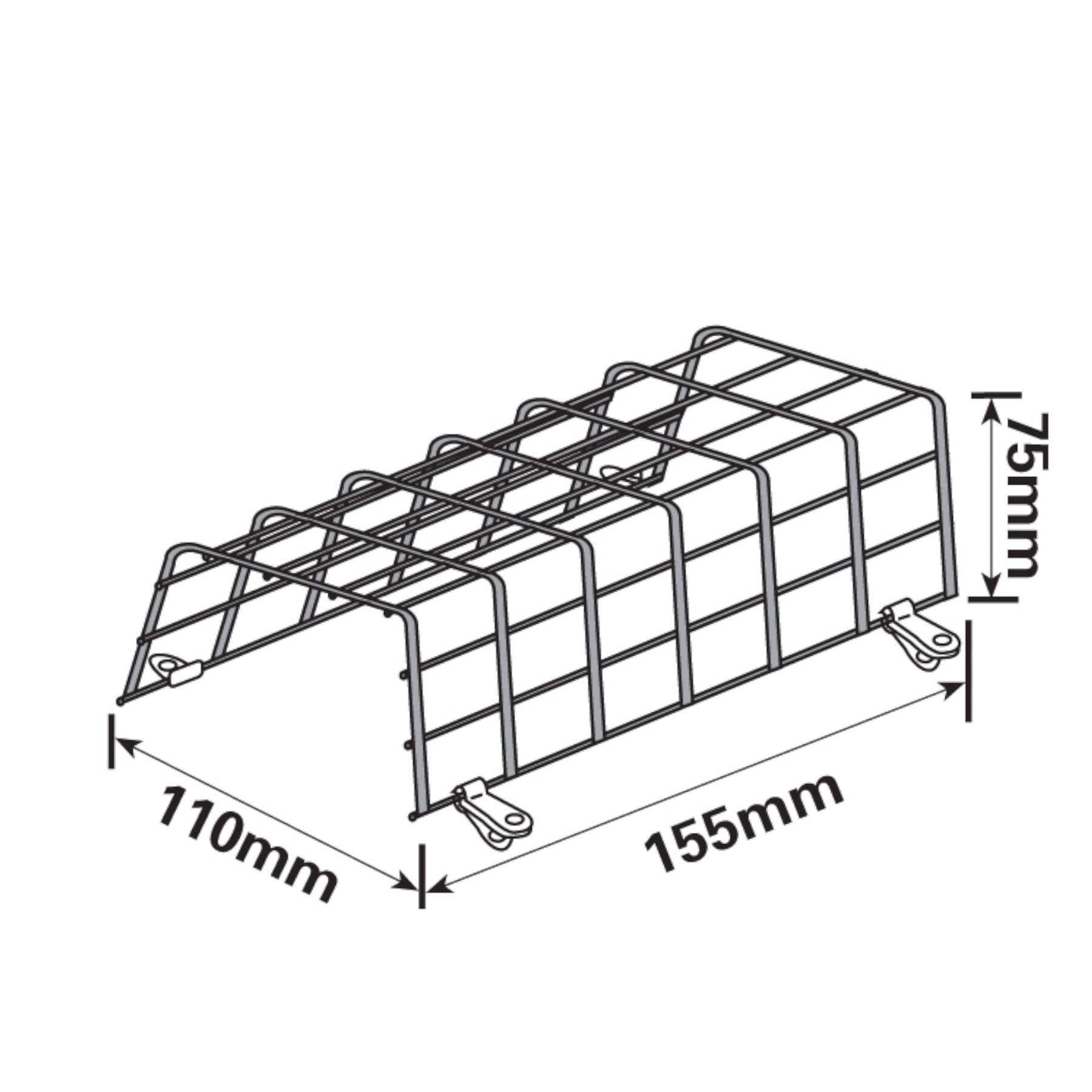Trailer Lighting Board Guard / Lamp Cage Cover PAIR Left and Right TR098