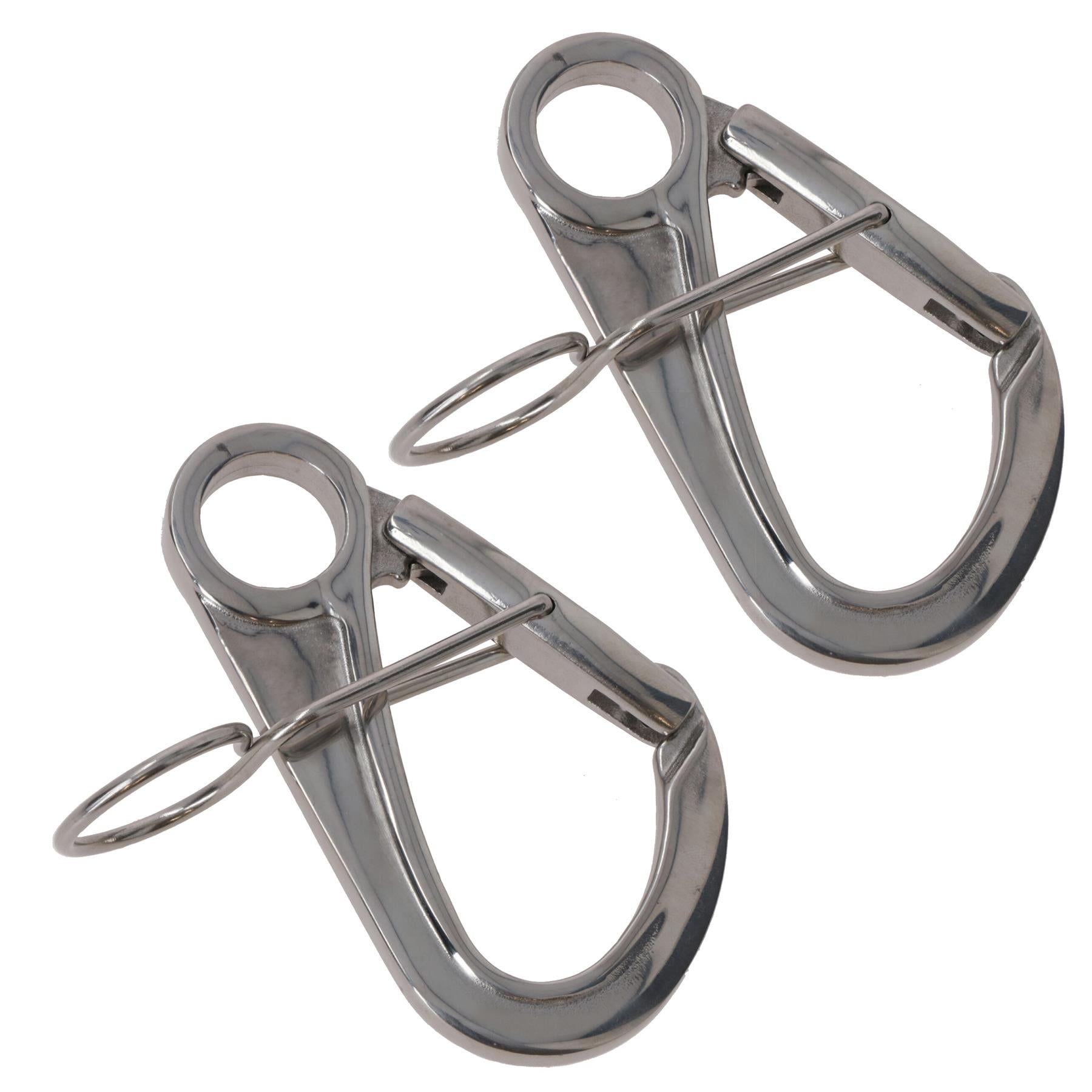 108mm Buoy Mooring Hook Carabiner Carbine Hook Snap Shackle A4 Stainless