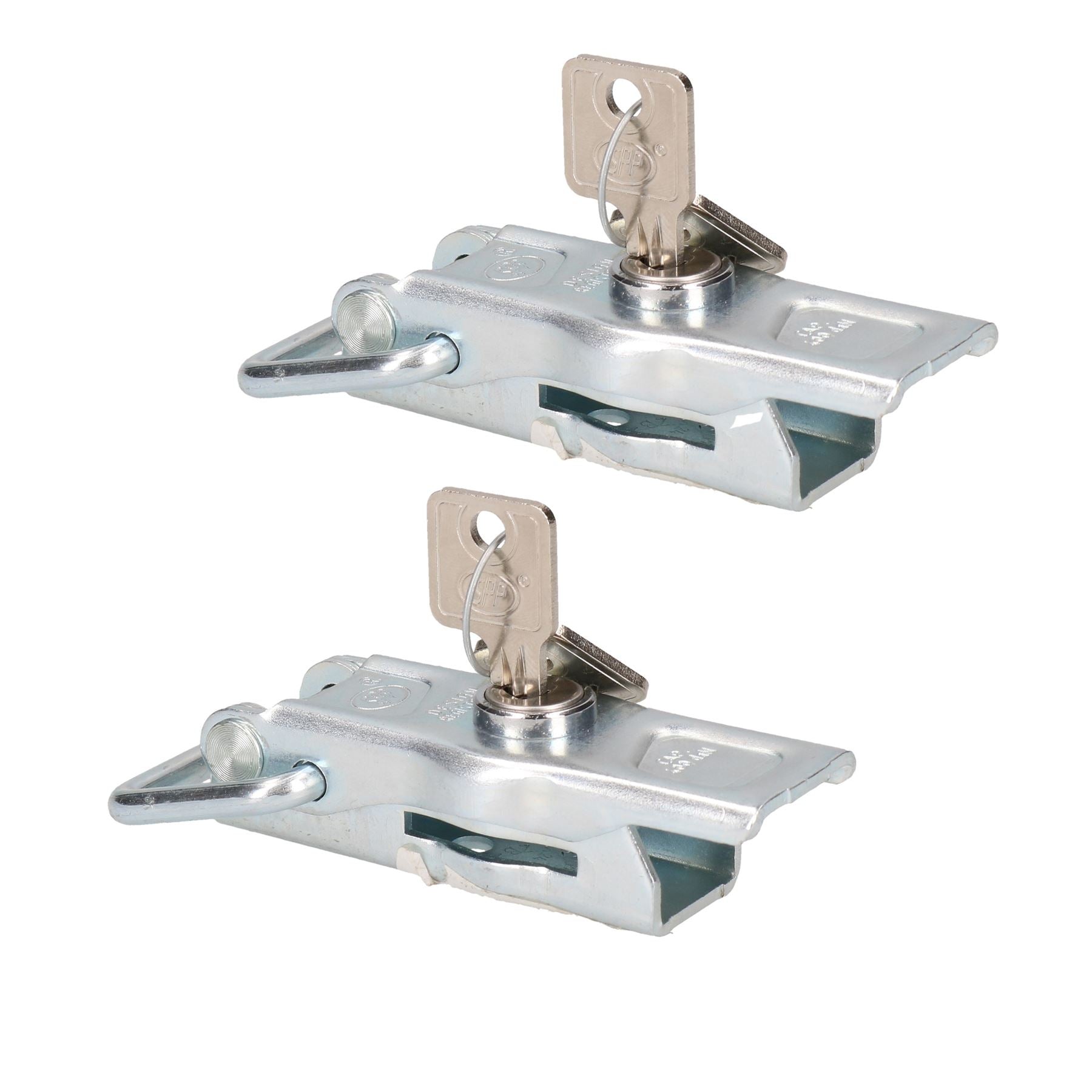 Über-Mitte-Verschluss-Knebelklemme, groß, 10 cm, verschließbar, hohe Kapazität, 2er-Pack