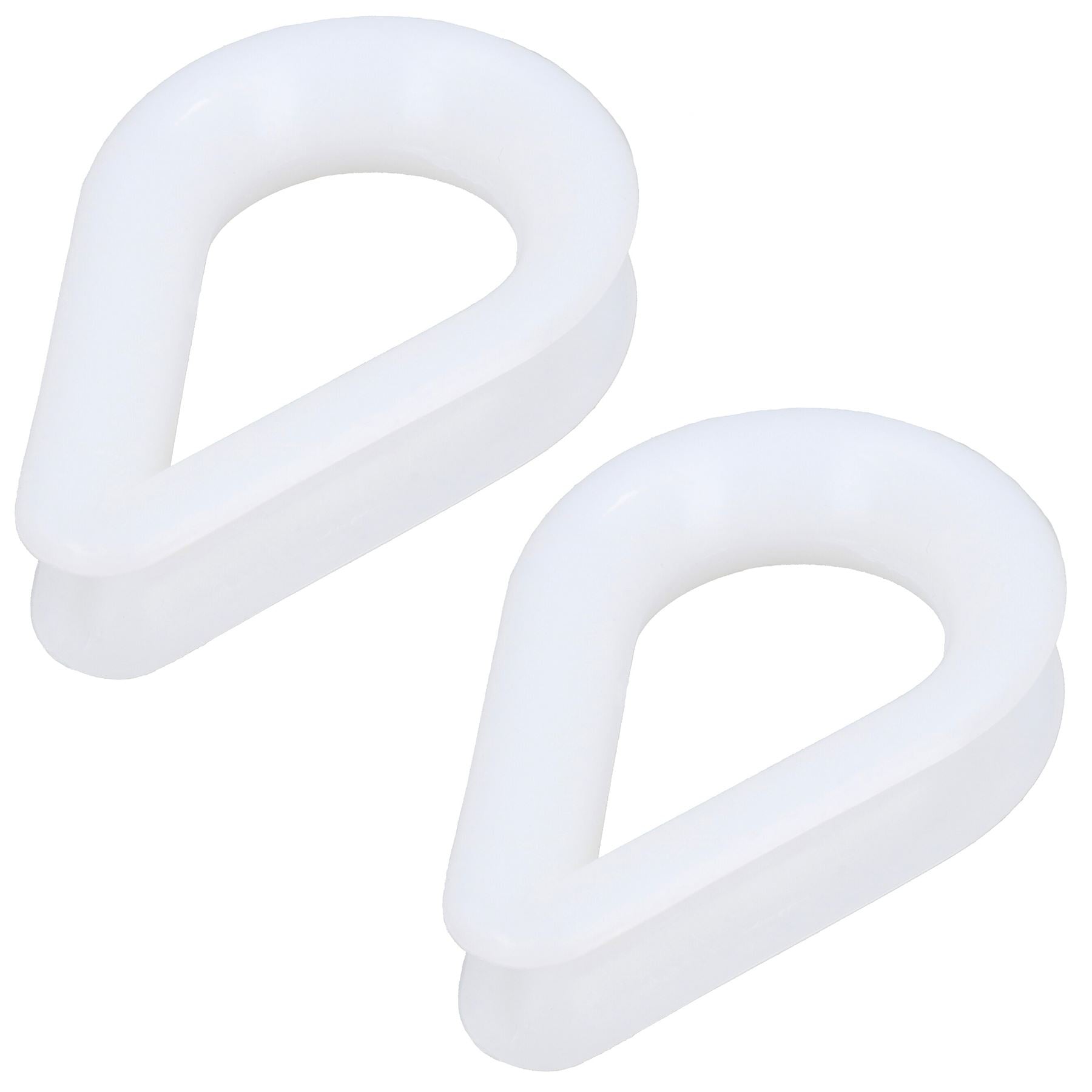 Cosses d'épissure de corde en nylon blanc pour bateau