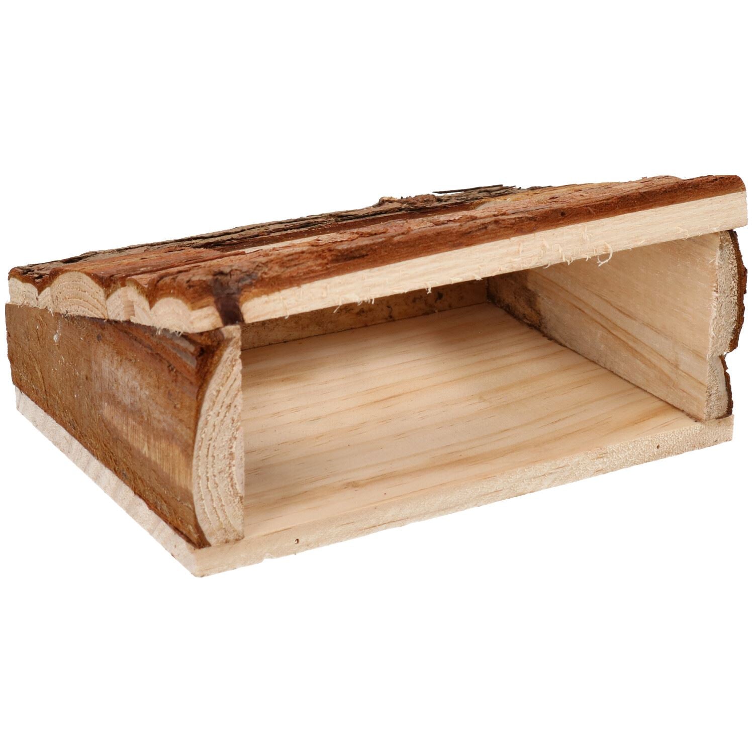 Râtelier à foin en bois pour petits animaux pour lapins et cochons d'Inde