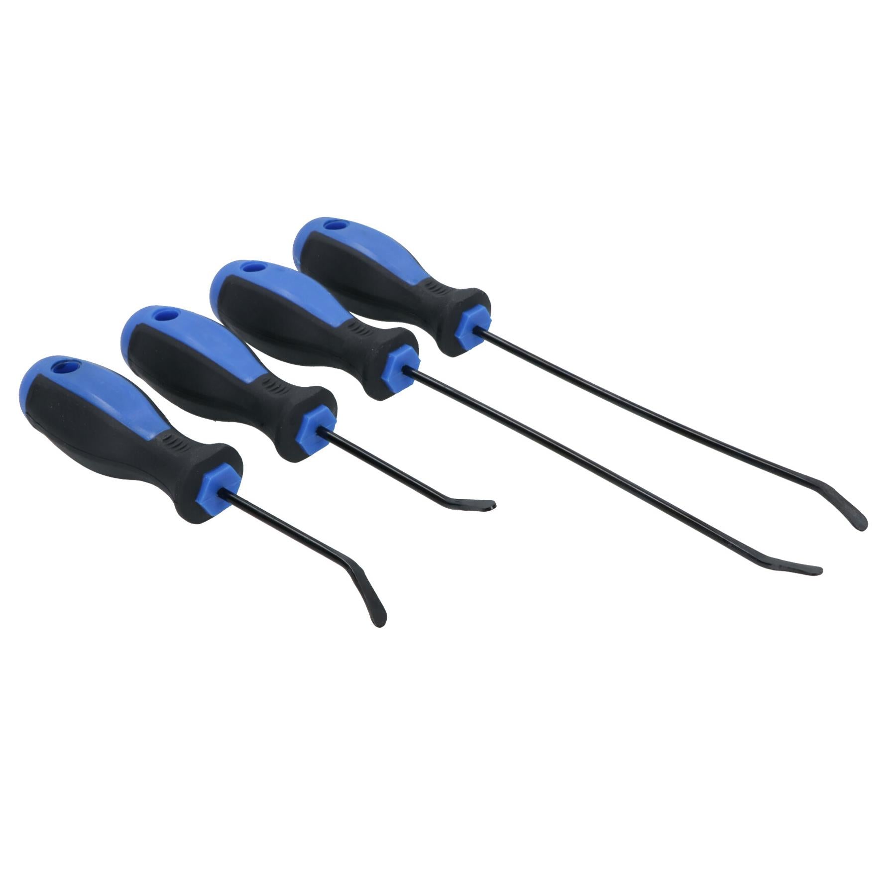 4pc Angled Spoon Tipped O Ring and Oil Seal Remover Pick Tools Ergonomic Grip