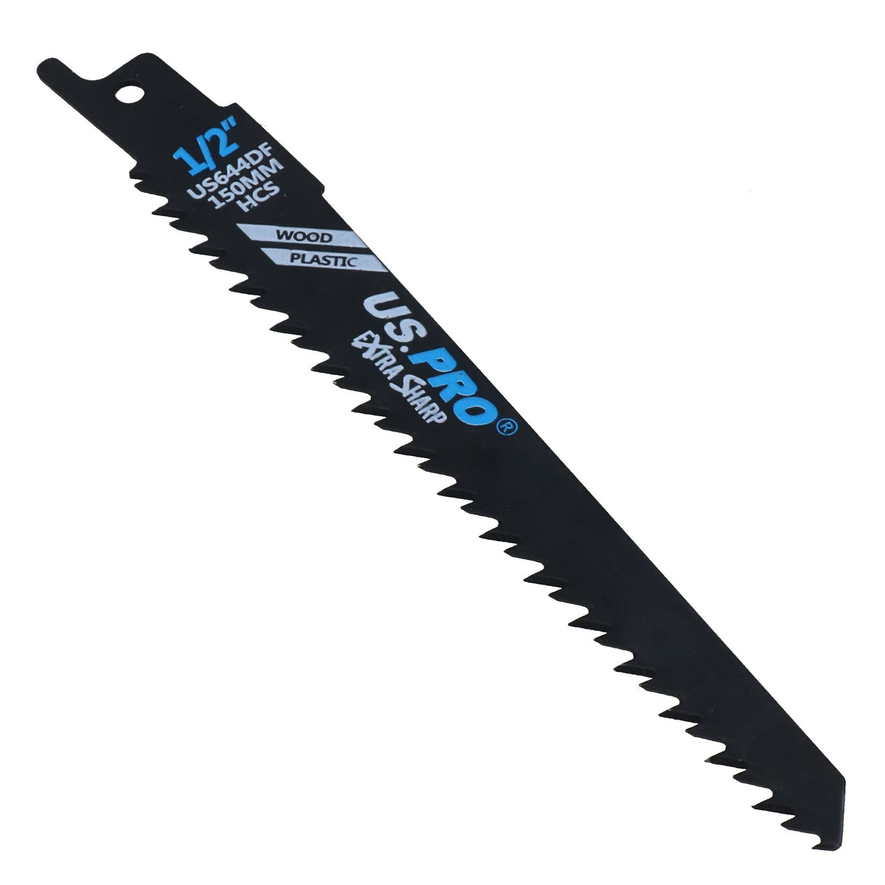 Lame de scie alternative 150 mm 5 TPI pour coupe du bois, du plastique, coupe rapide et tranchante
