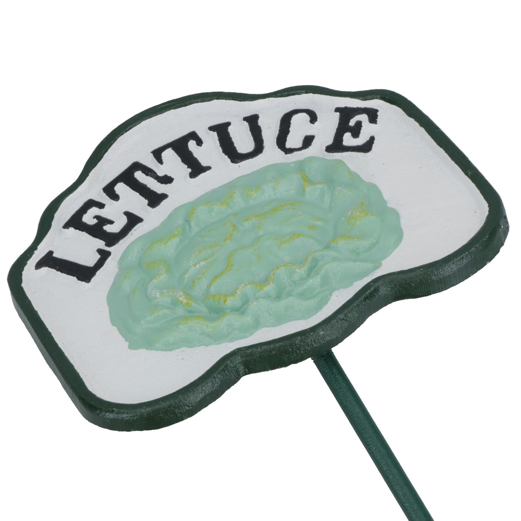 Vegetable Signs Markers Labels Cast Iron Plant Plaque Garden Yard Allotment